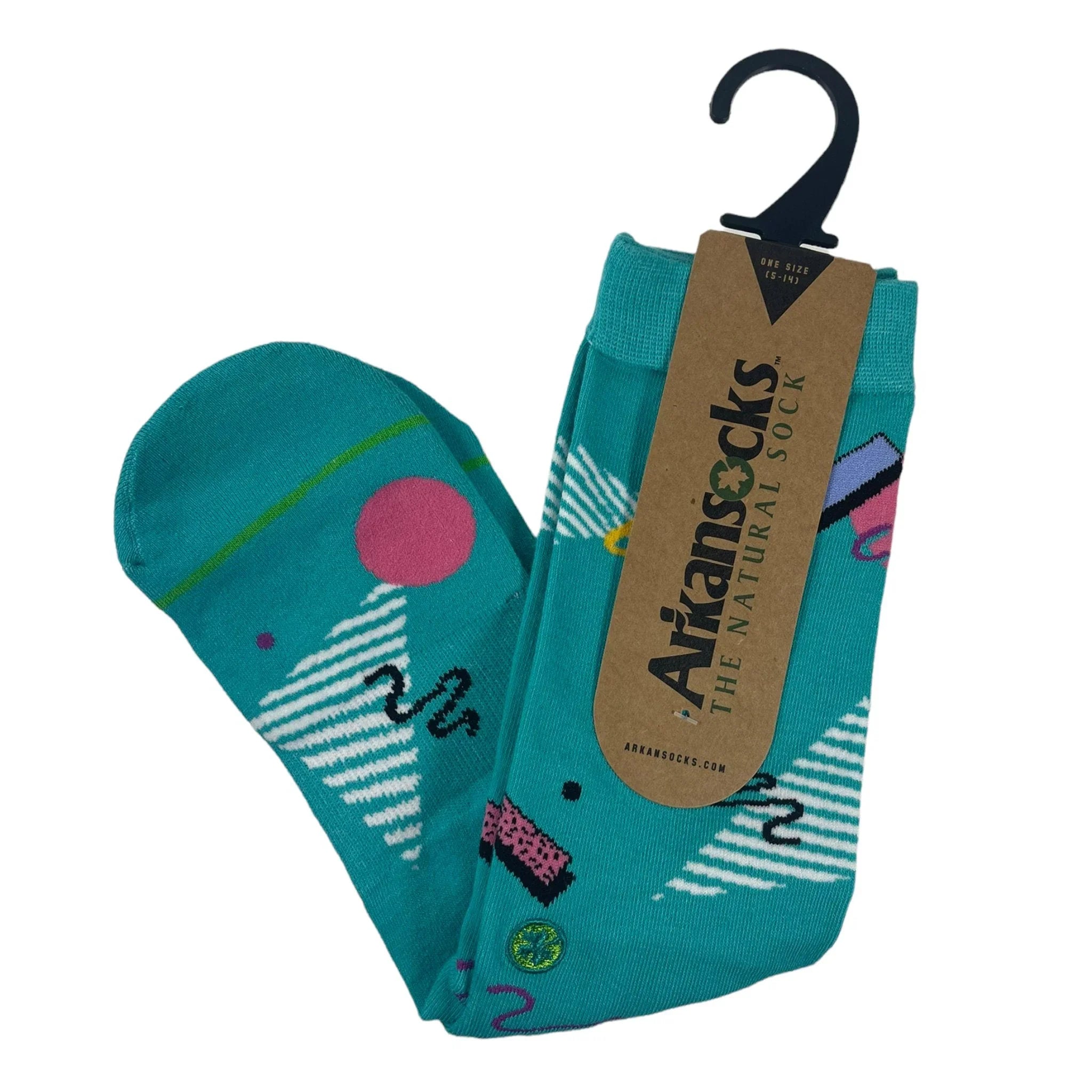 Arkansocks Arkansocks Hairspray Sock (Teal/Multi) Disc Golf