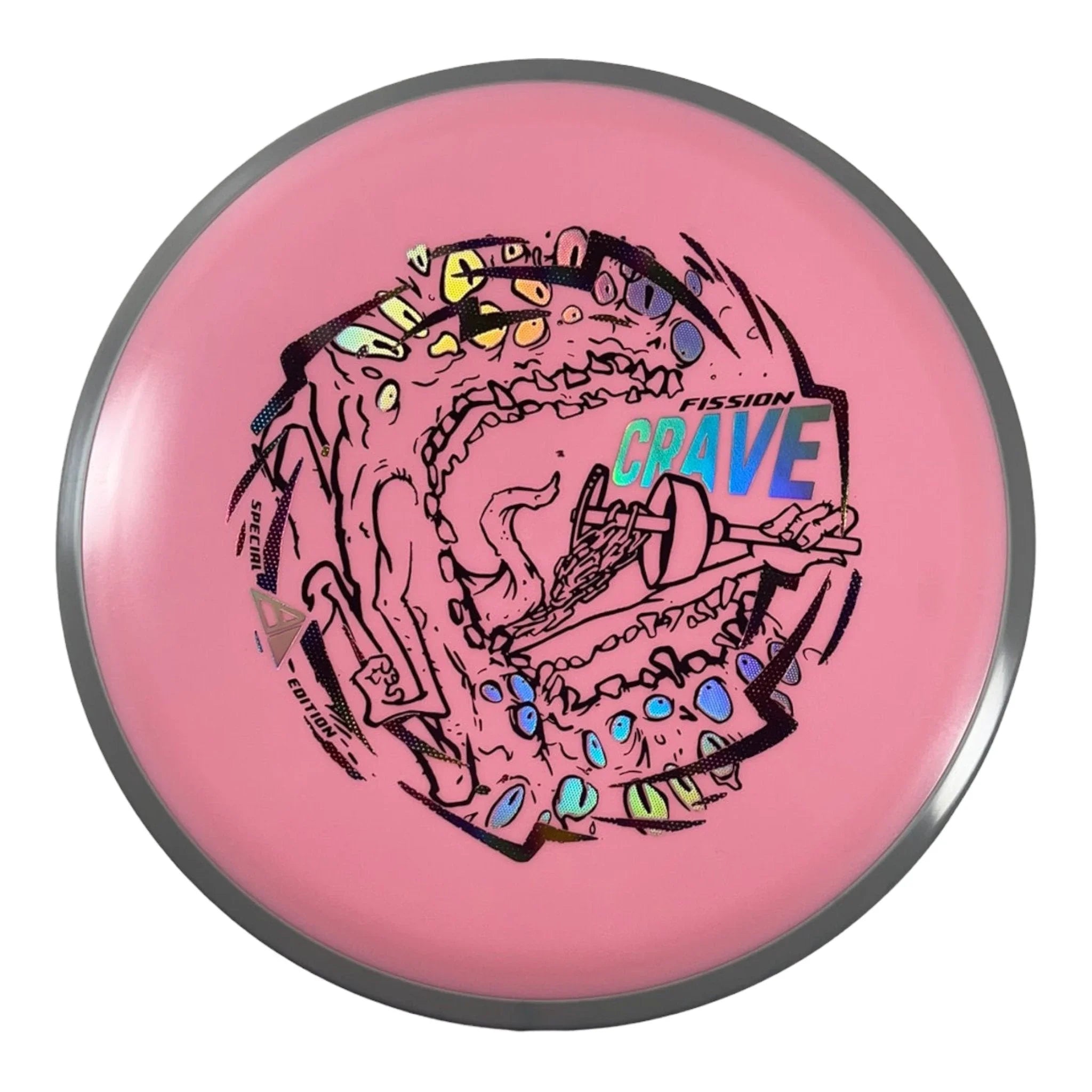 Axiom Discs Crave | Fission | Pink/Grey 167g (Special Edition) Disc Golf