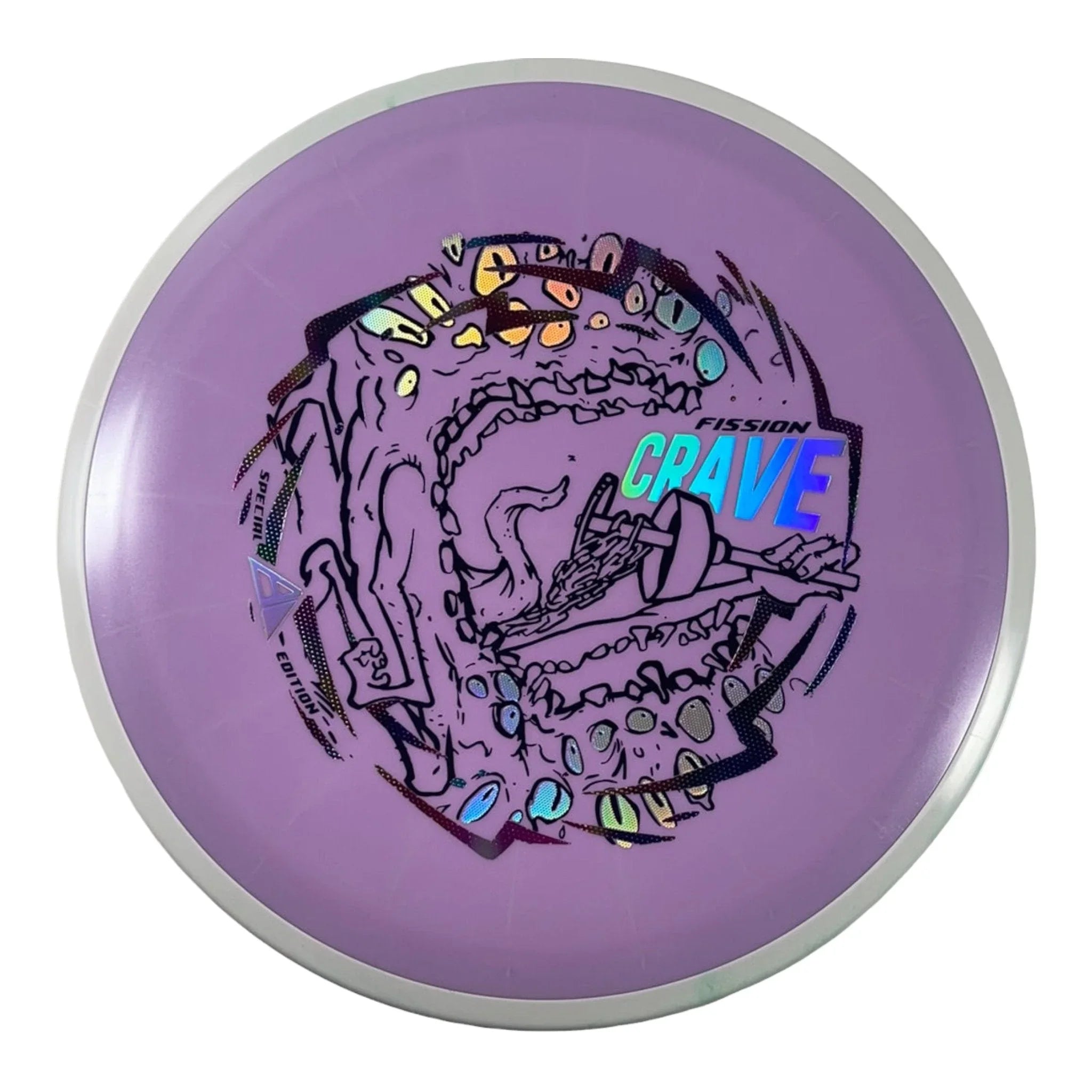 Axiom Discs Crave | Fission | Purple/White 174g (Special Edition) Disc Golf