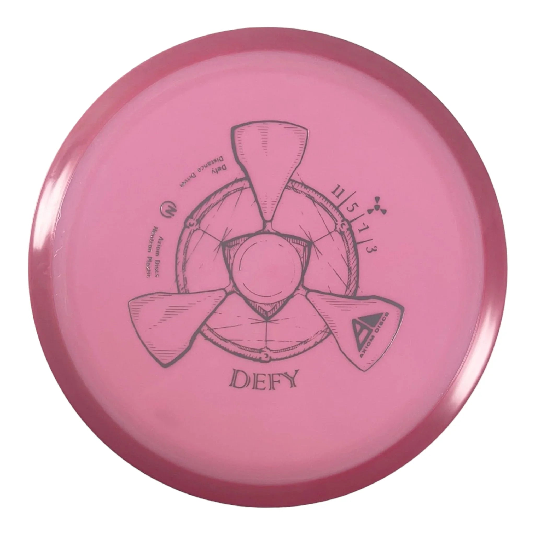 Axiom Discs Defy | Neutron | Pink/Pink 168g Disc Golf