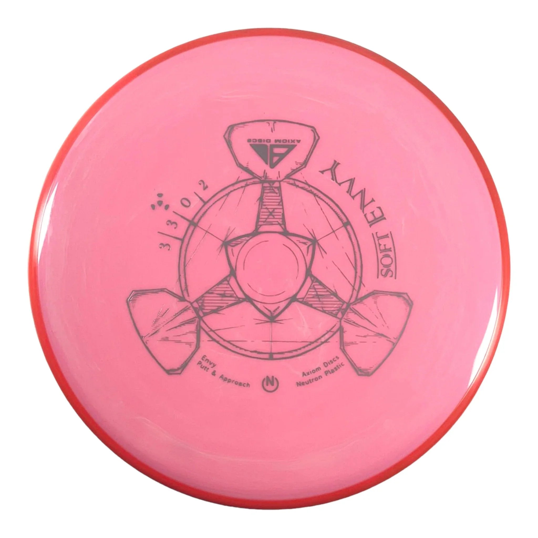 Axiom Discs Envy | Neutron Soft | Pink/Orange 165g Disc Golf