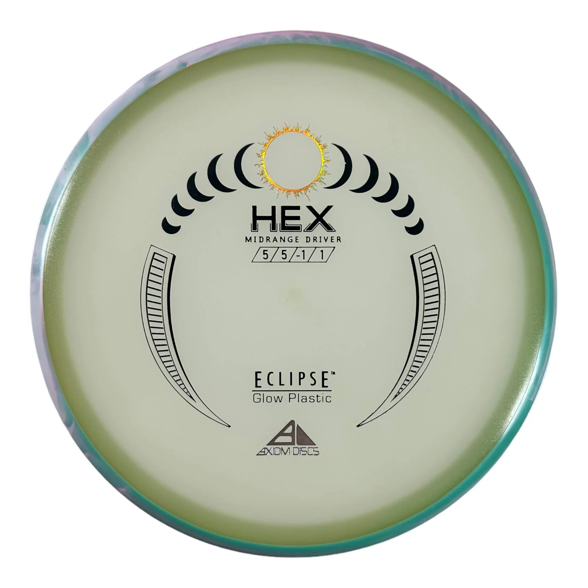 Axiom Discs Hex | Eclipse | Glow/Blue 177g Disc Golf