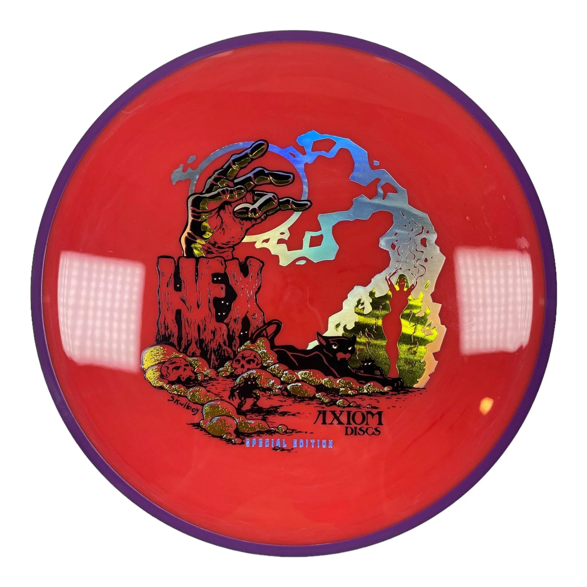 Axiom Discs Hex | Neutron | Orange/Purple 177 - 178g (Special Edition) Disc Golf