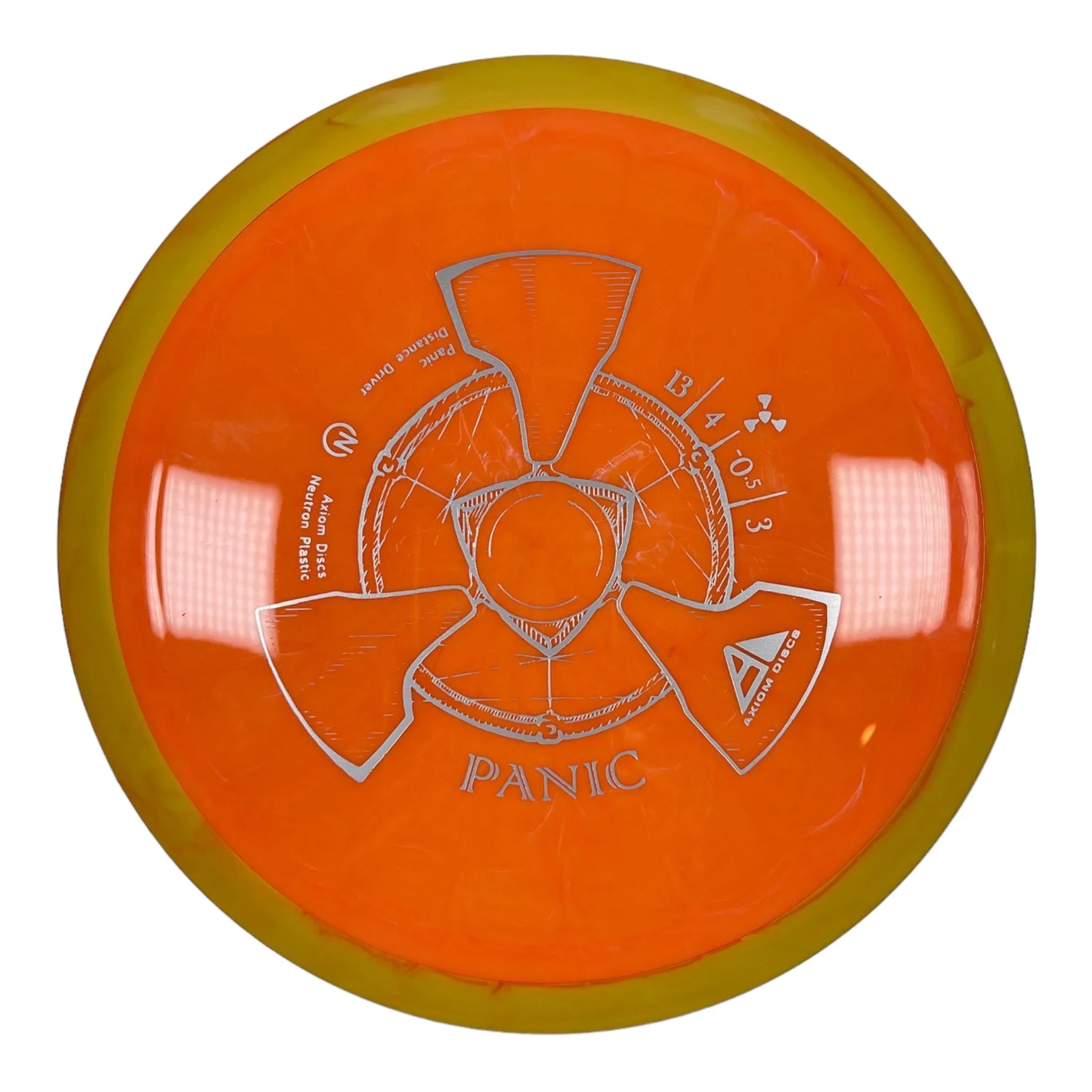 Axiom Discs Panic | Neutron | Orange/Yellow 173g Disc Golf