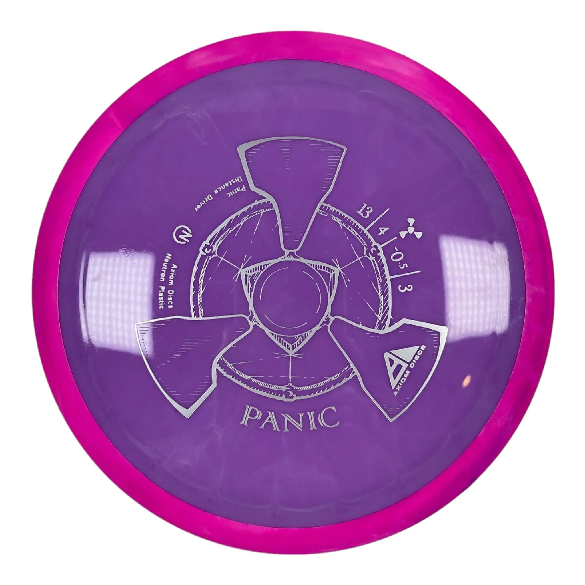 Axiom Discs Panic | Neutron | Purple/Pink 168g Disc Golf