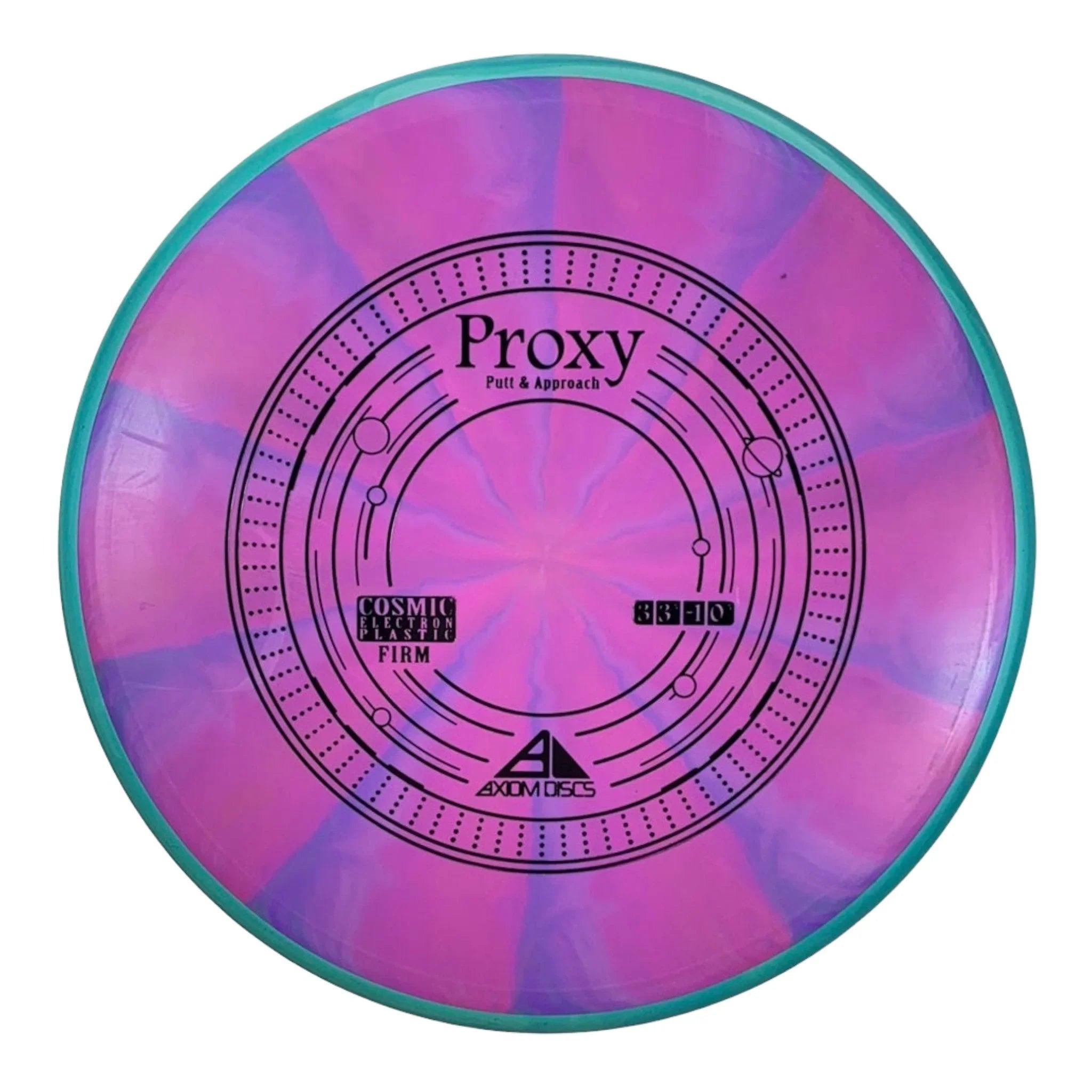 Axiom Discs Proxy | Cosmic Electron Firm | Purple/Green 168g Disc Golf