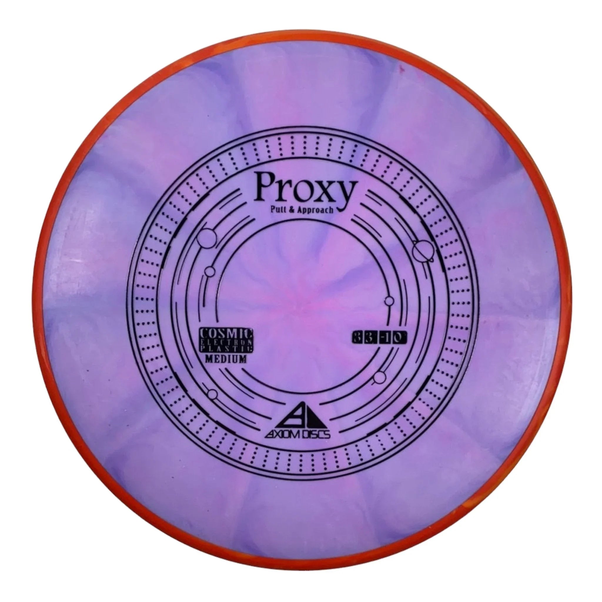 Axiom Discs Proxy | Cosmic Electron Medium | Purple/Orange 173g Disc Golf