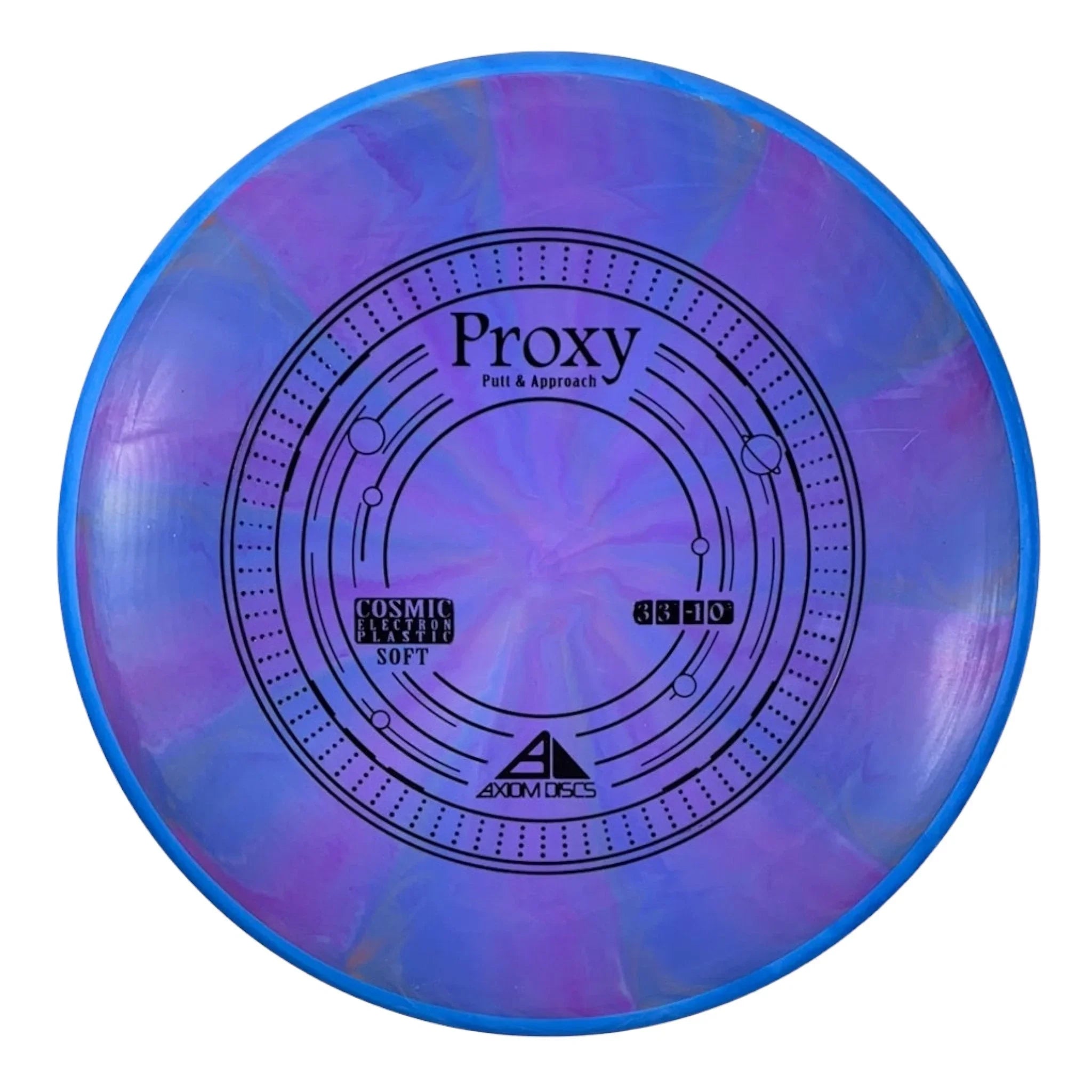 Axiom Discs Proxy | Cosmic Electron Soft | Purple/Blue 168g Disc Golf