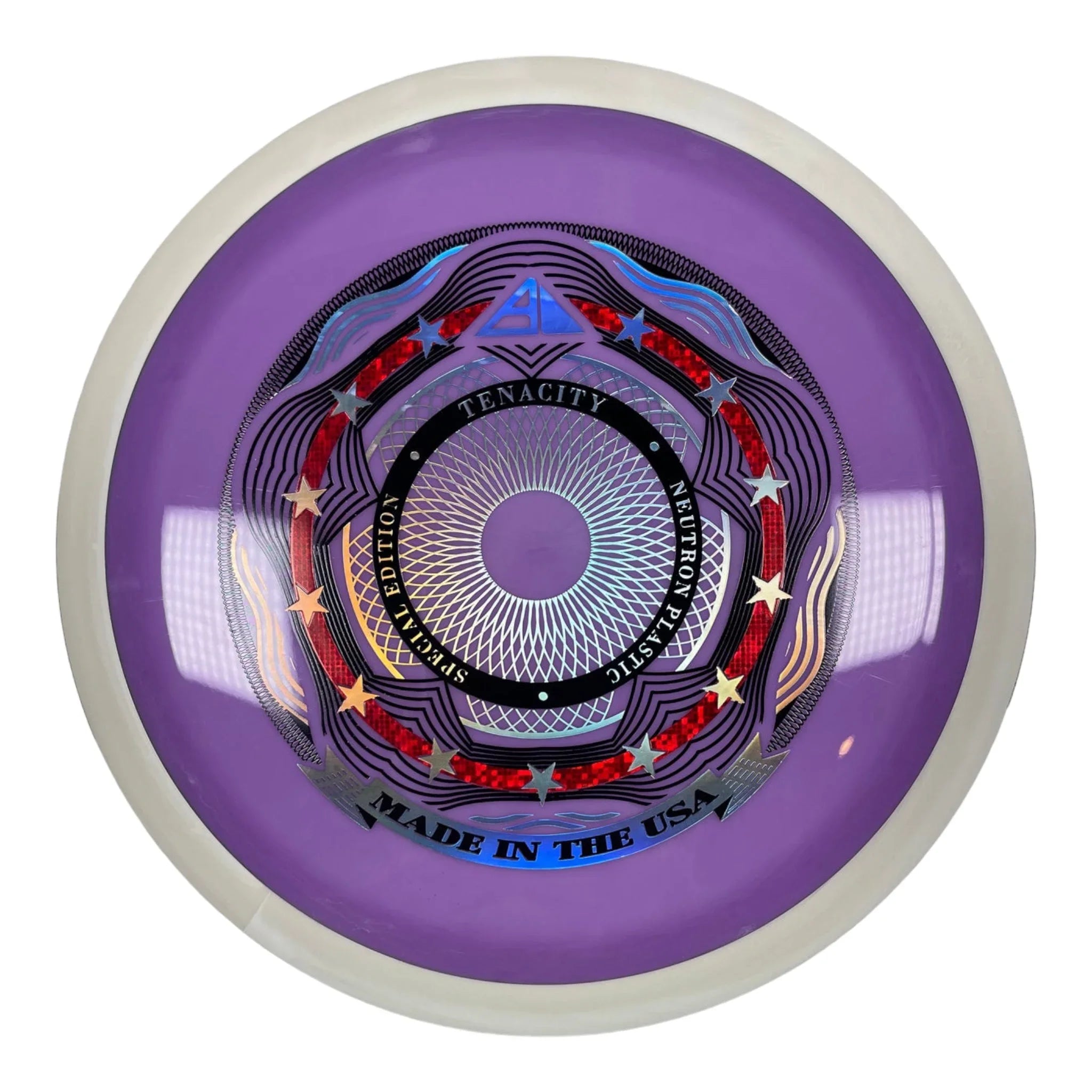 Axiom Discs Tenacity | Neutron | White/Purple 171 - 174g (Special Edition) Disc Golf