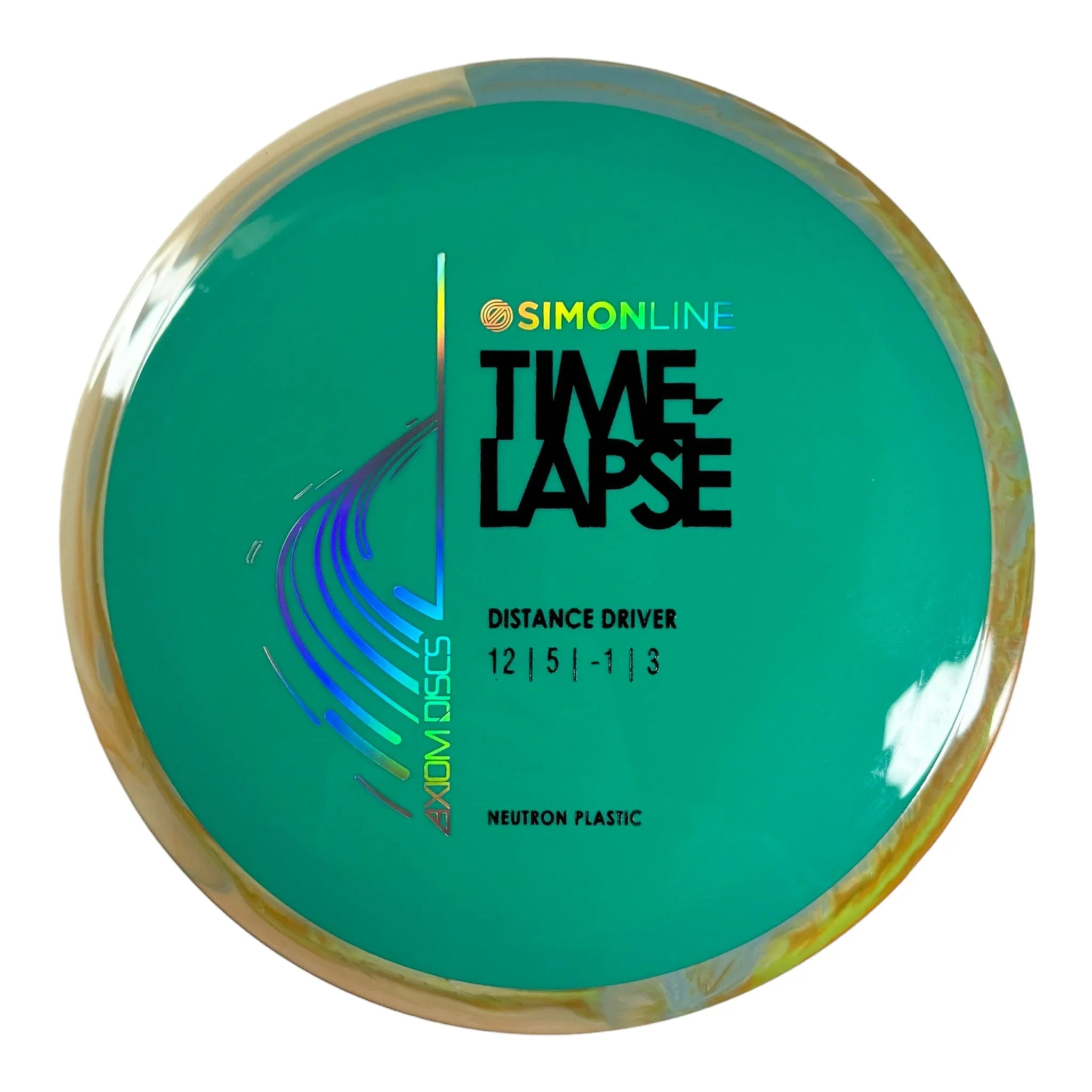 Axiom Discs Time-Lapse | Neutron | Green/Orange 173g Disc Golf