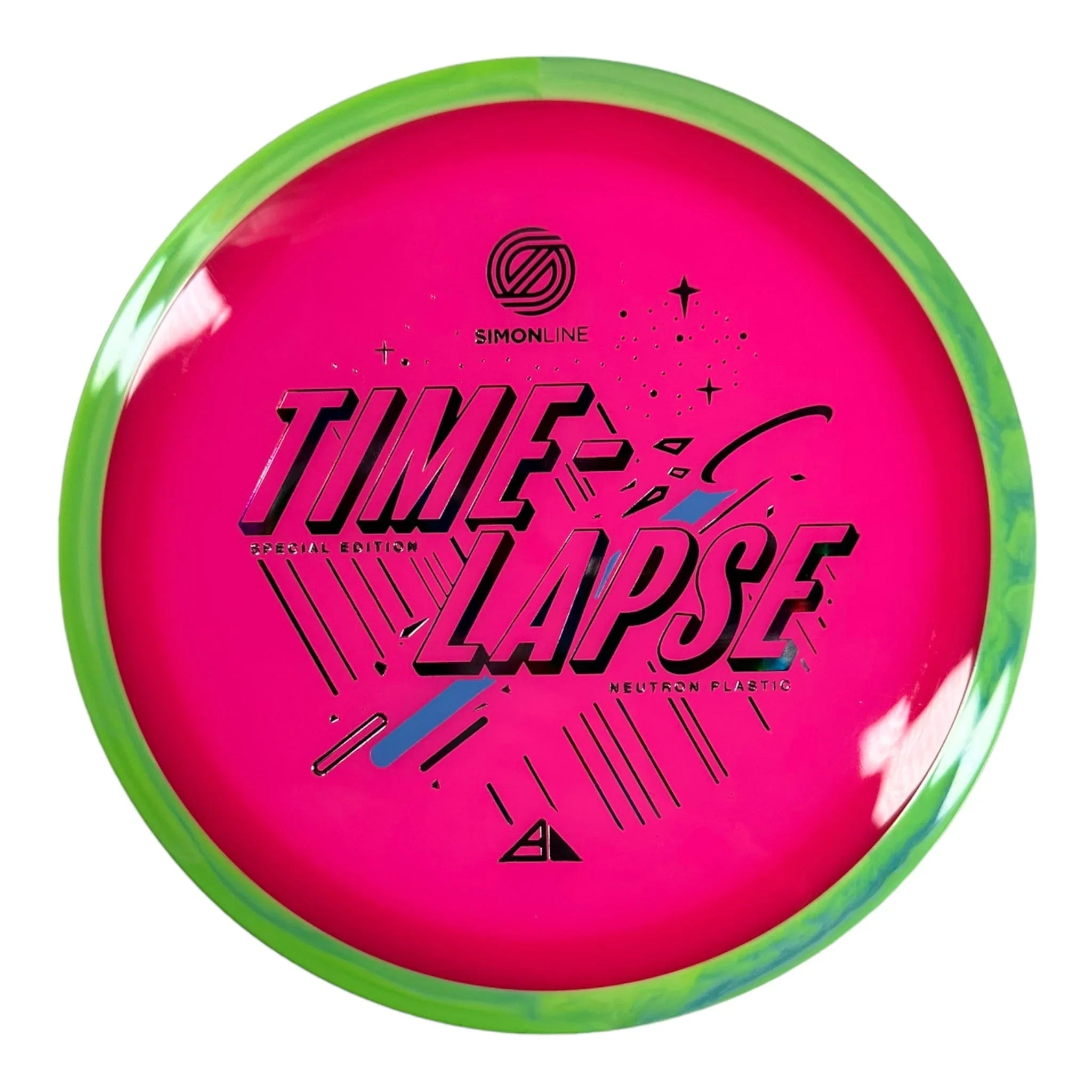 Axiom Discs Time - Lapse | Neutron | Pink/Green 174g (Special Edition) Disc Golf