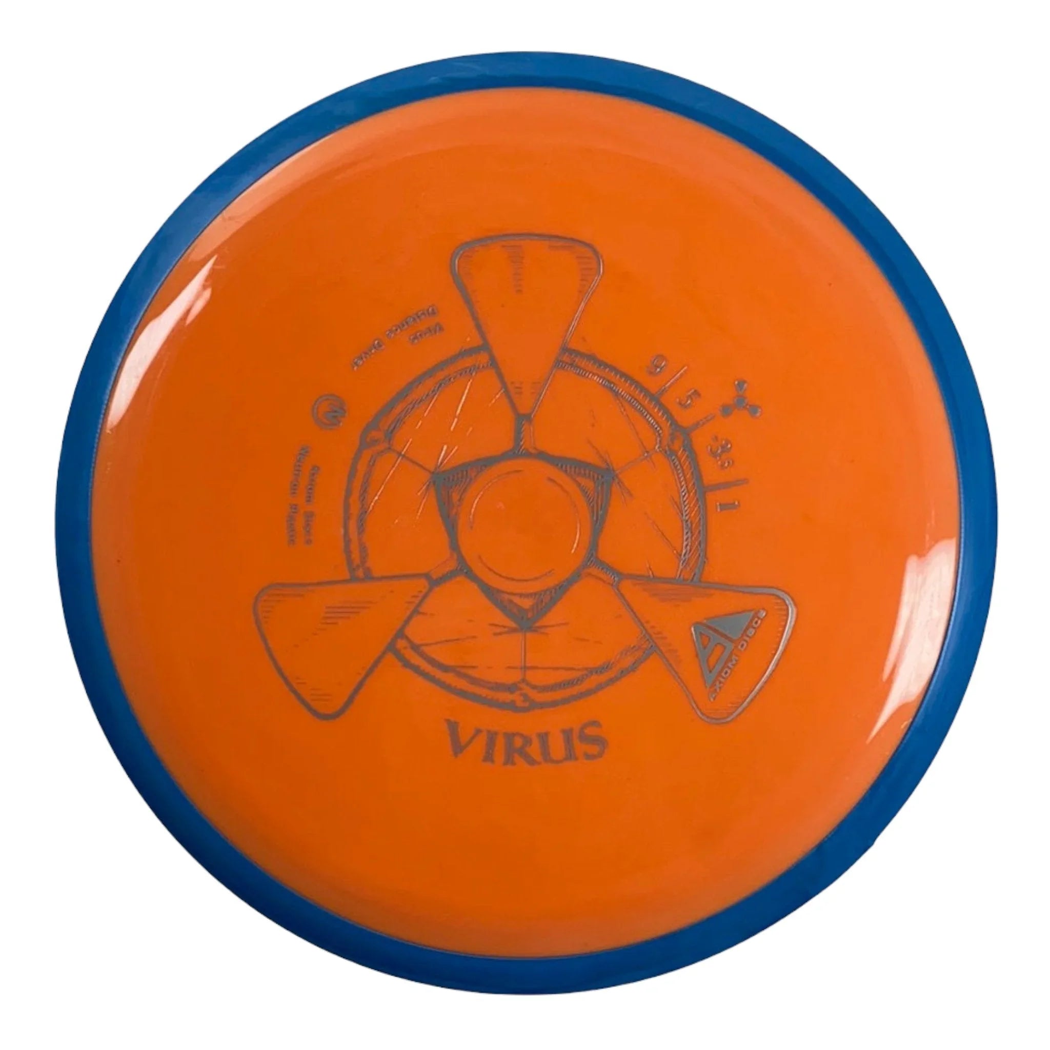 Axiom Discs Virus | Neutron | Orange/Blue 166g Disc Golf
