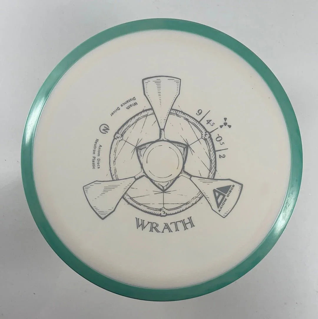 Axiom Discs Wrath | Neutron | White/Green 173g Disc Golf
