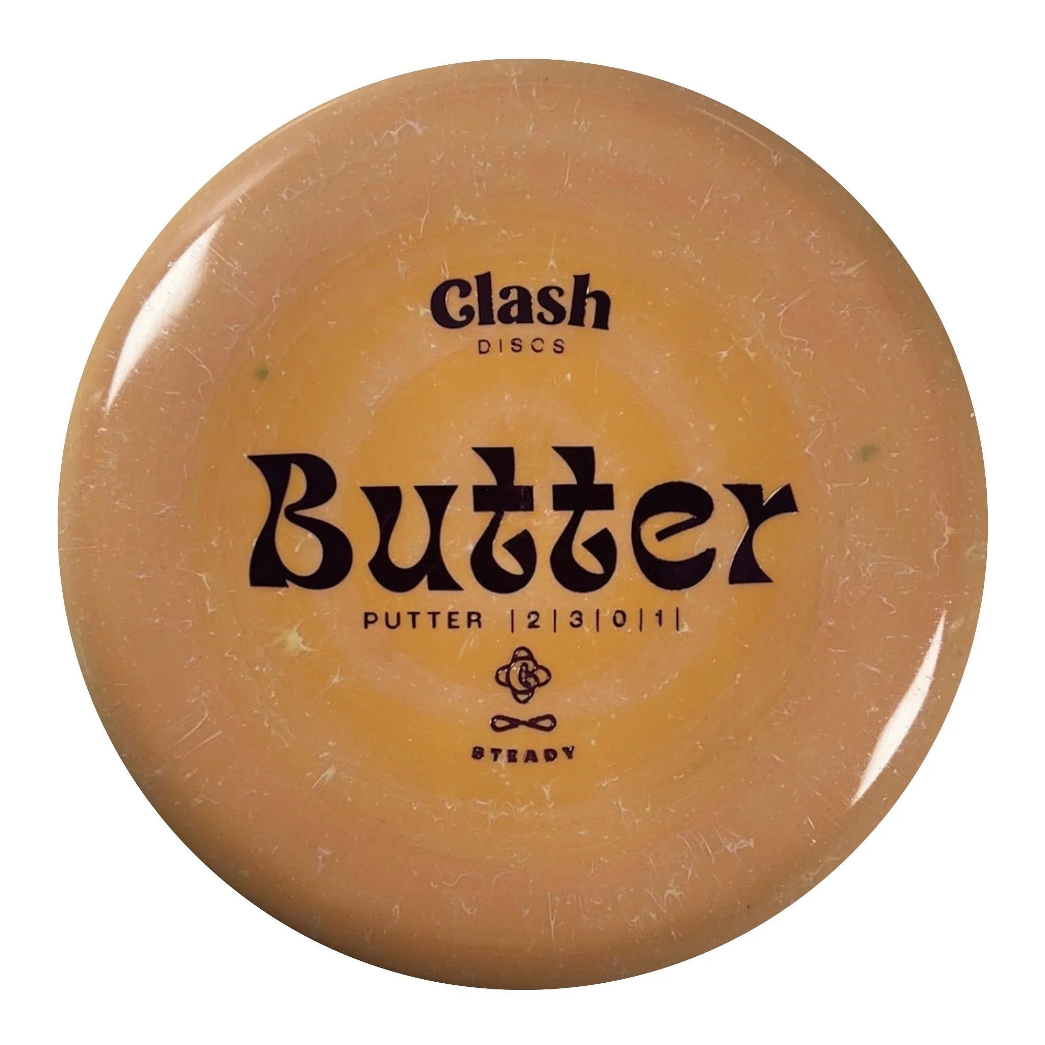 Clash Discs Butter | Steady | Orange/Pink 174g Disc Golf