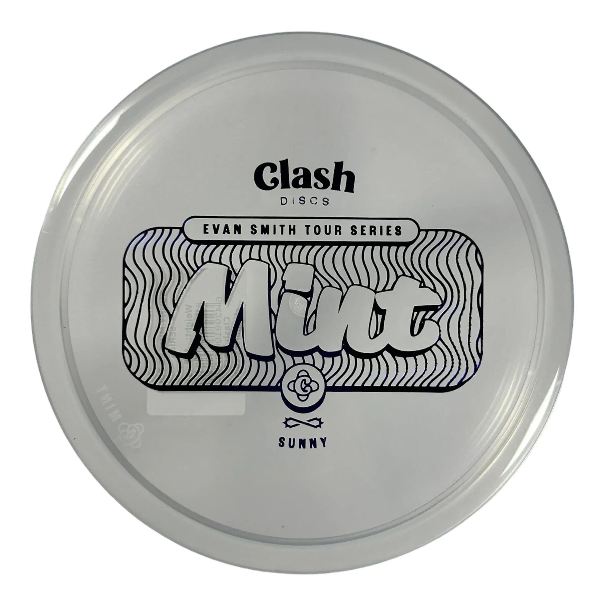 Clash Discs Mint | Sunny | Clear/Blue 175 - 176g Disc Golf