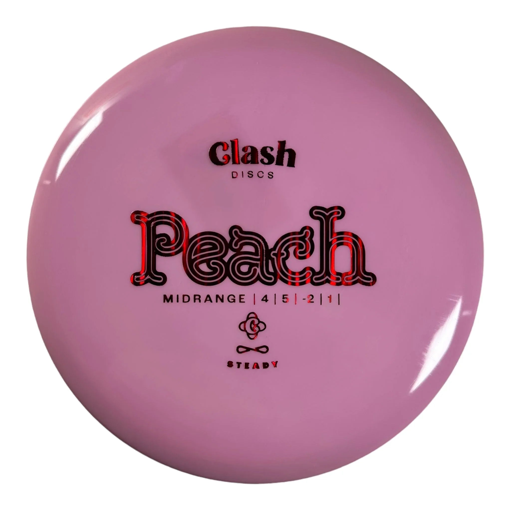 Clash Discs Peach | Steady | Pink/Red 175 - 176g Disc Golf