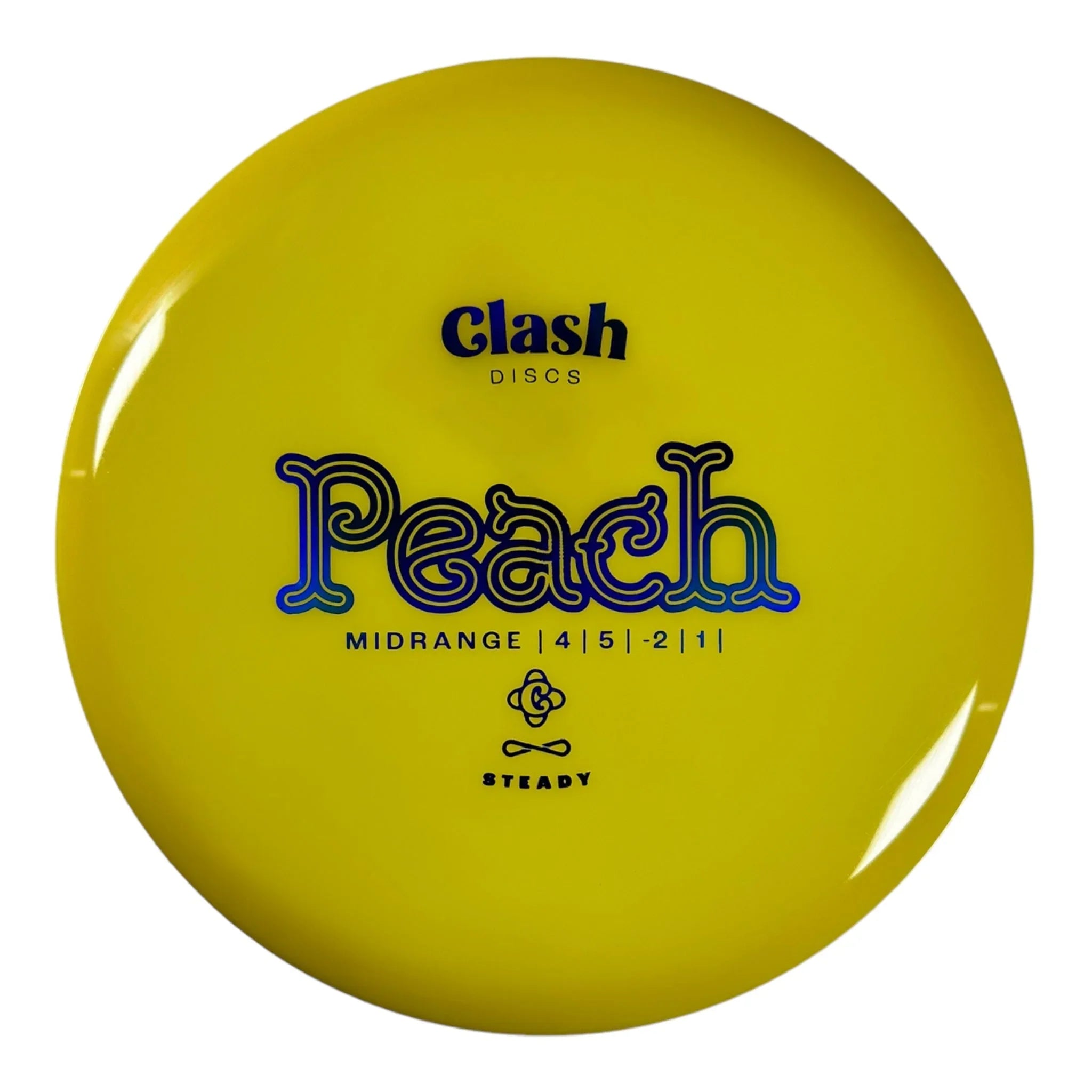 Clash Discs Peach | Steady | Yellow/Blue 175 - 176g Disc Golf