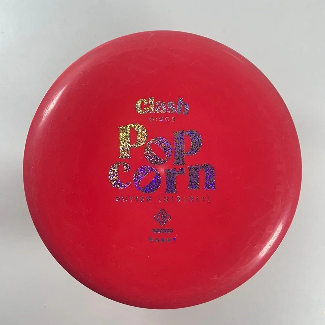 Clash Discs Popcorn | Hardy | Red/Holo 170 - 172g Disc Golf