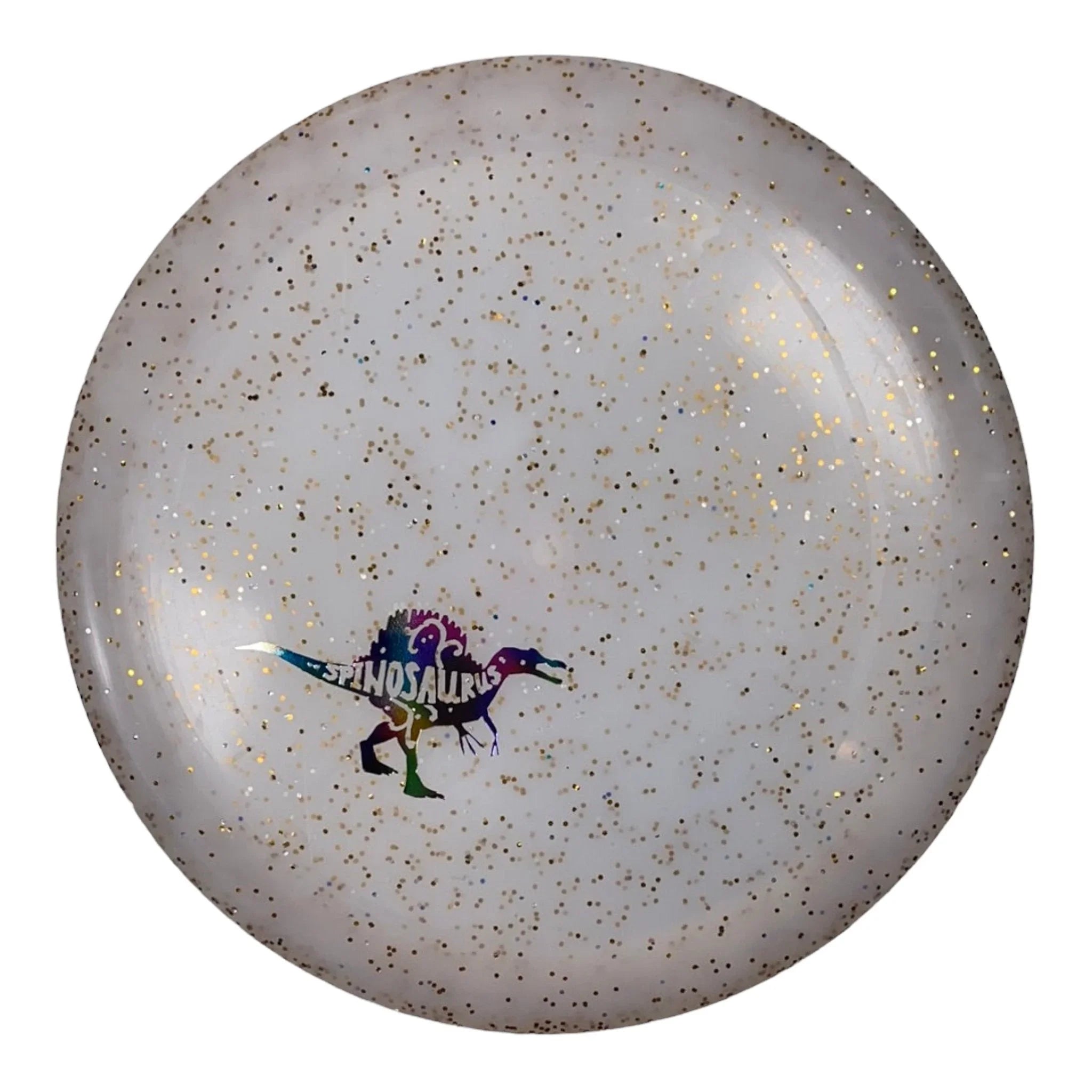Dino Discs Spinosaurus | Feather | White/Rainbow 133g Disc Golf
