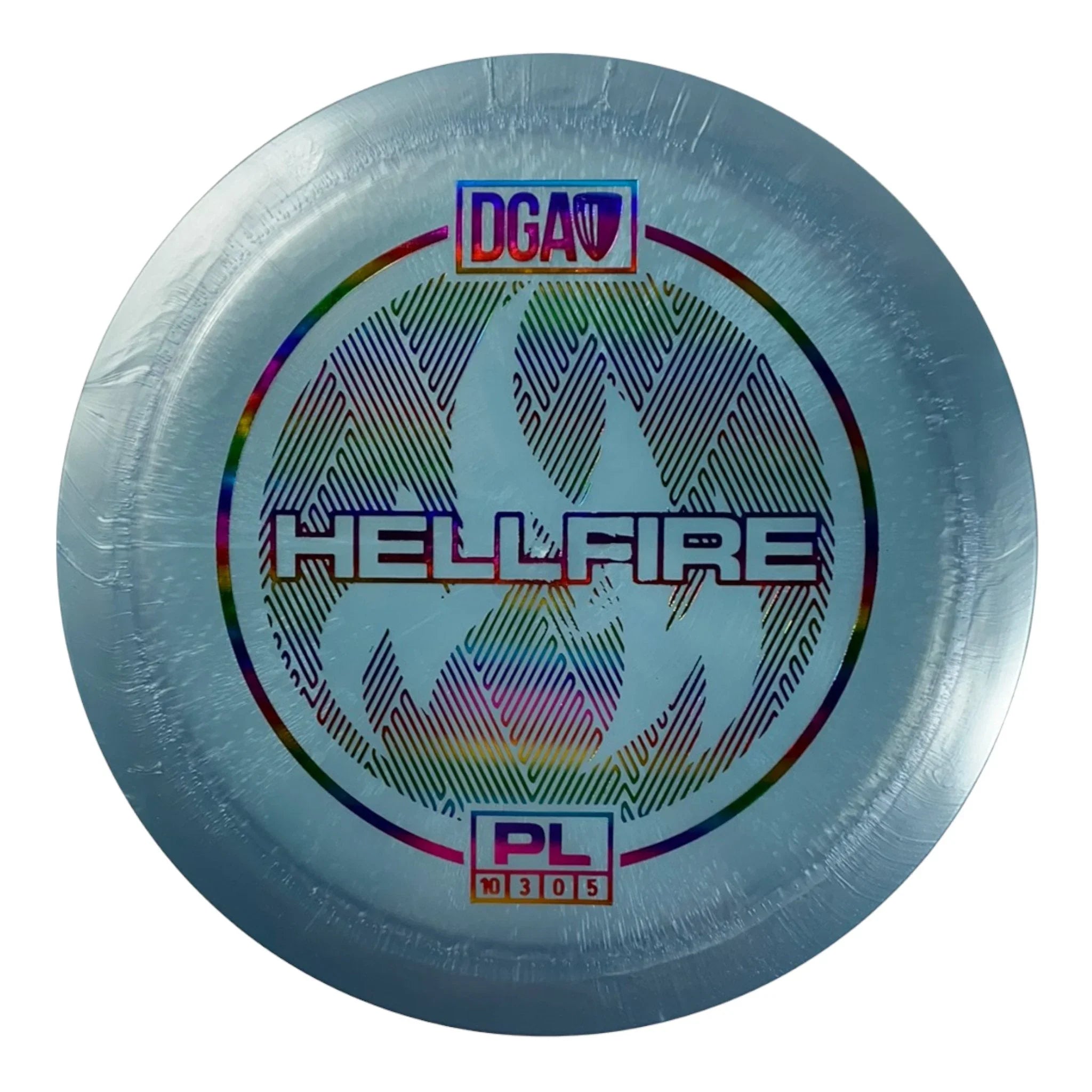 Disc Golf Association Hellfire | PL | Blue/Rainbow 172g Disc Golf