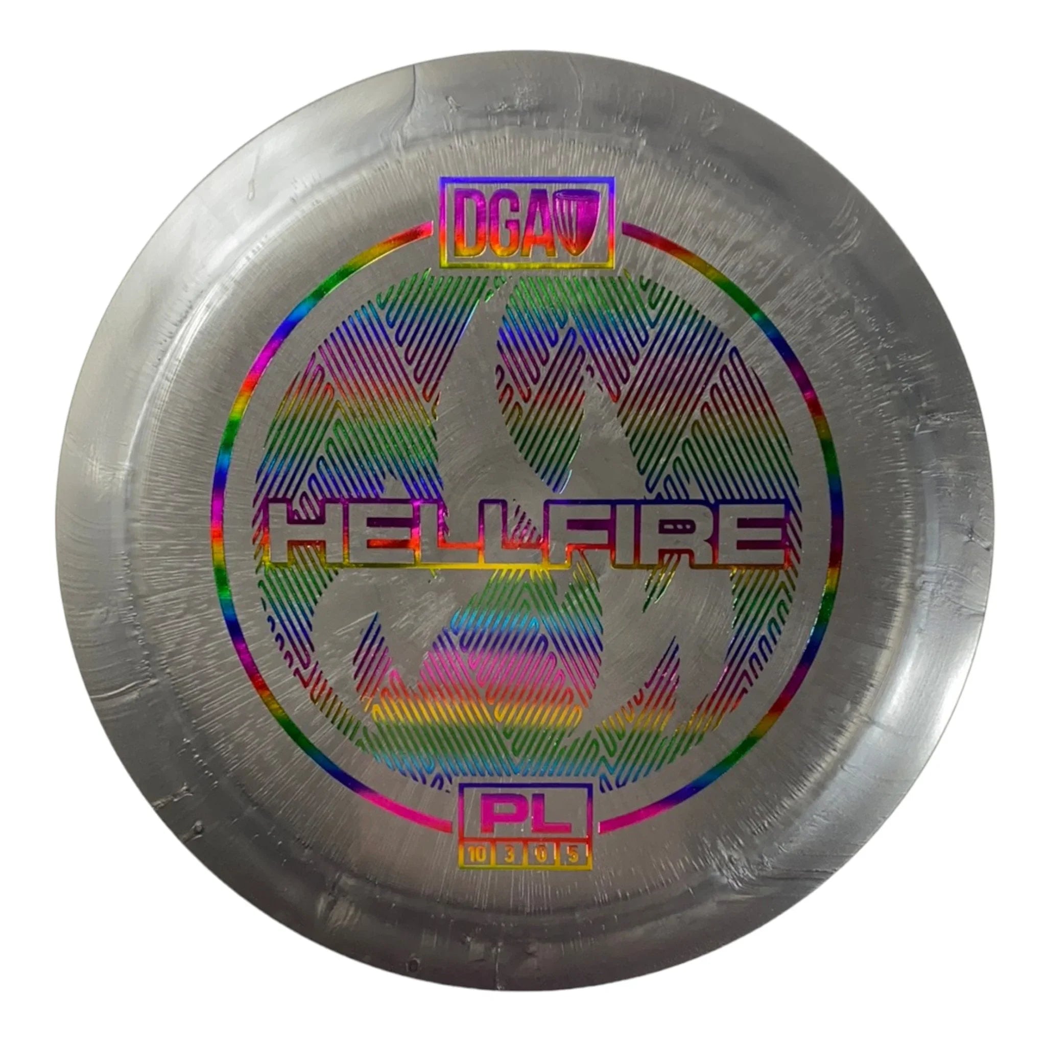 Disc Golf Association Hellfire | PL | Grey/Rainbow 172g Disc Golf