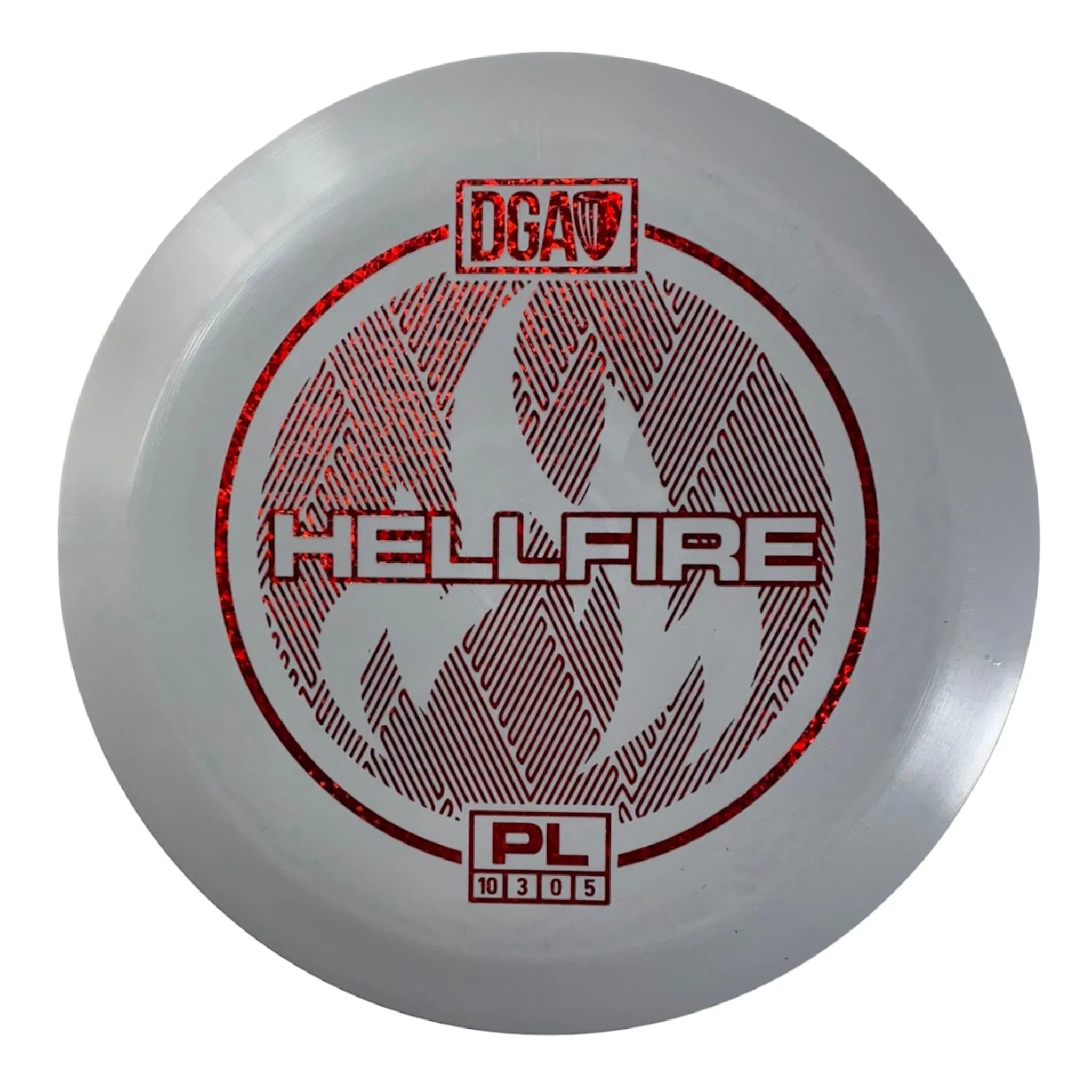 Disc Golf Association Hellfire | PL | Grey/Red 174g Disc Golf