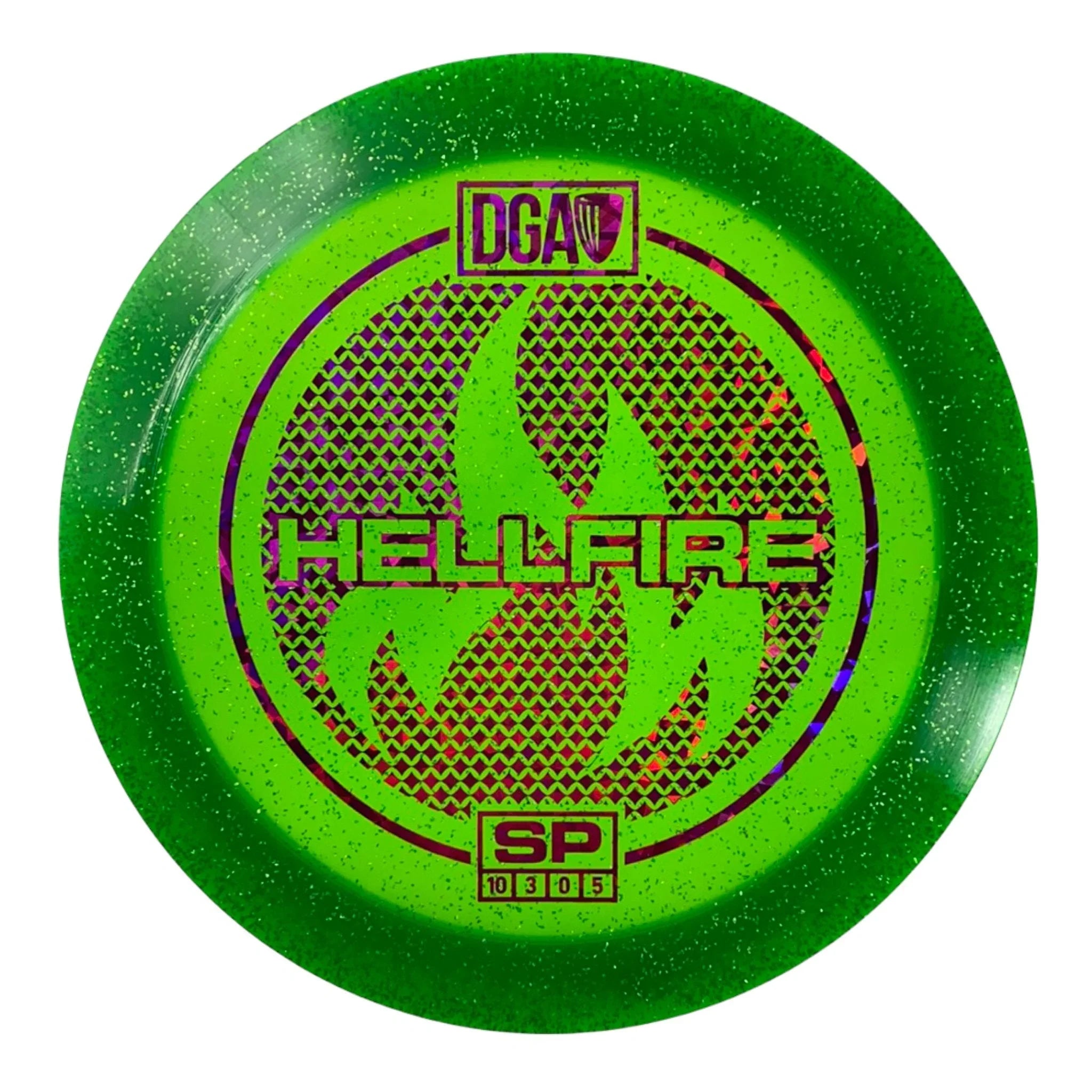 Disc Golf Association Hellfire | SP | Green/Pink 174g Disc Golf
