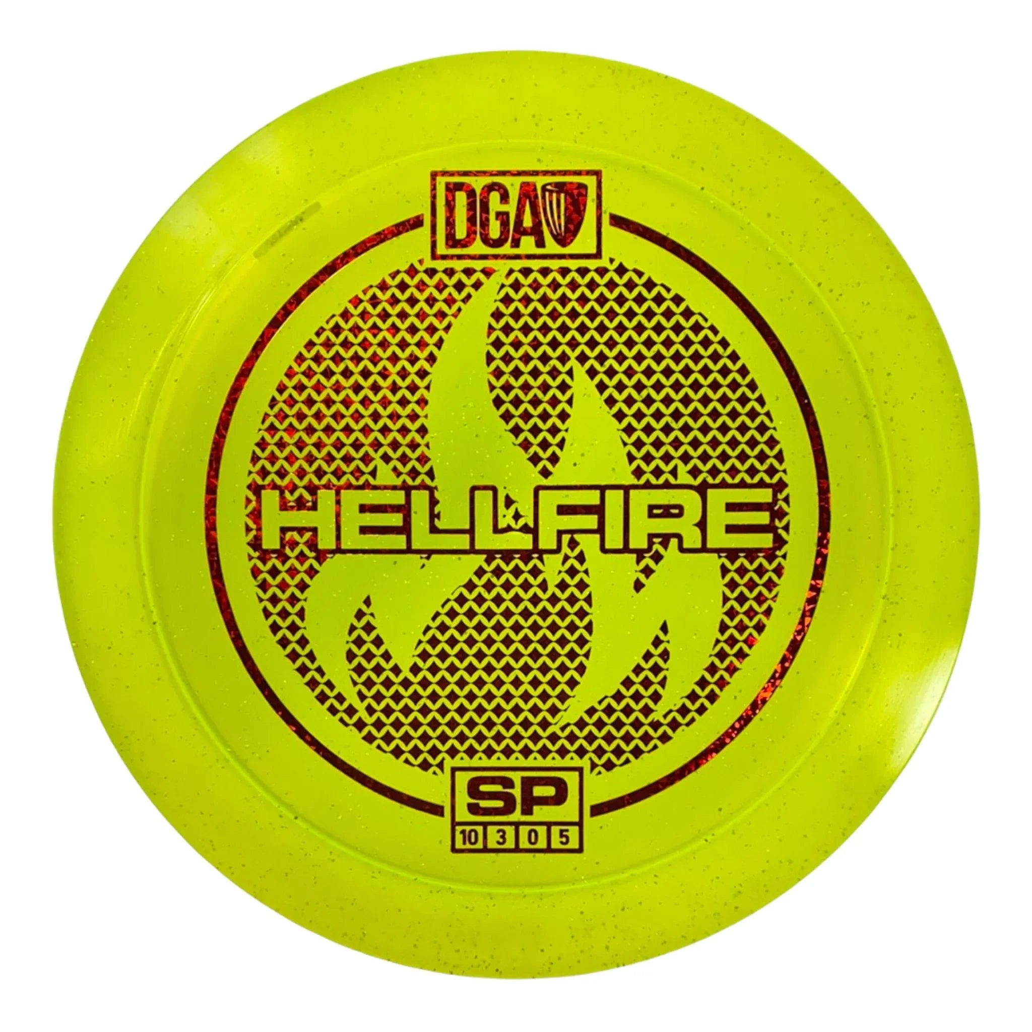 Disc Golf Association Hellfire | SP | Yellow/Red 173g Disc Golf
