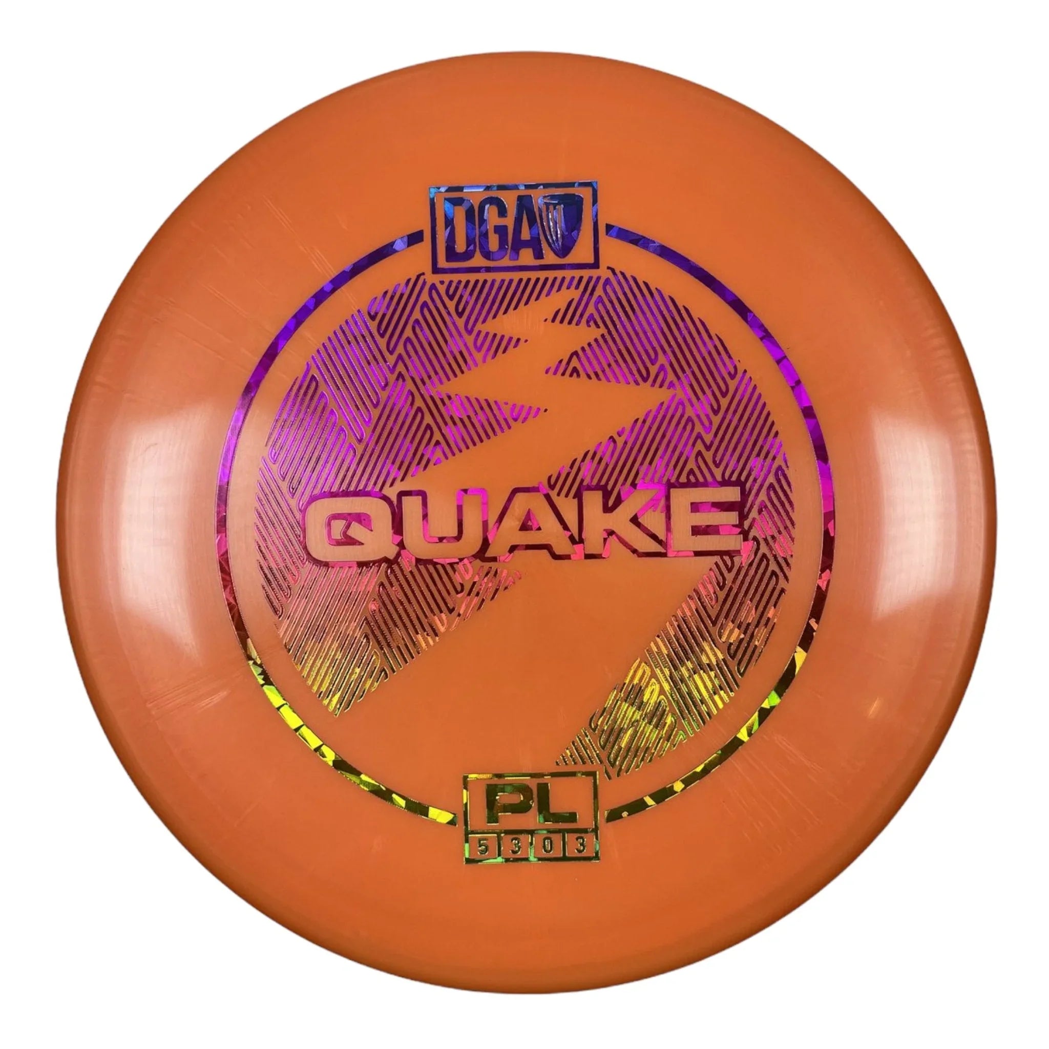 Disc Golf Association Quake | PL | Orange/Rainbow 173g Disc Golf