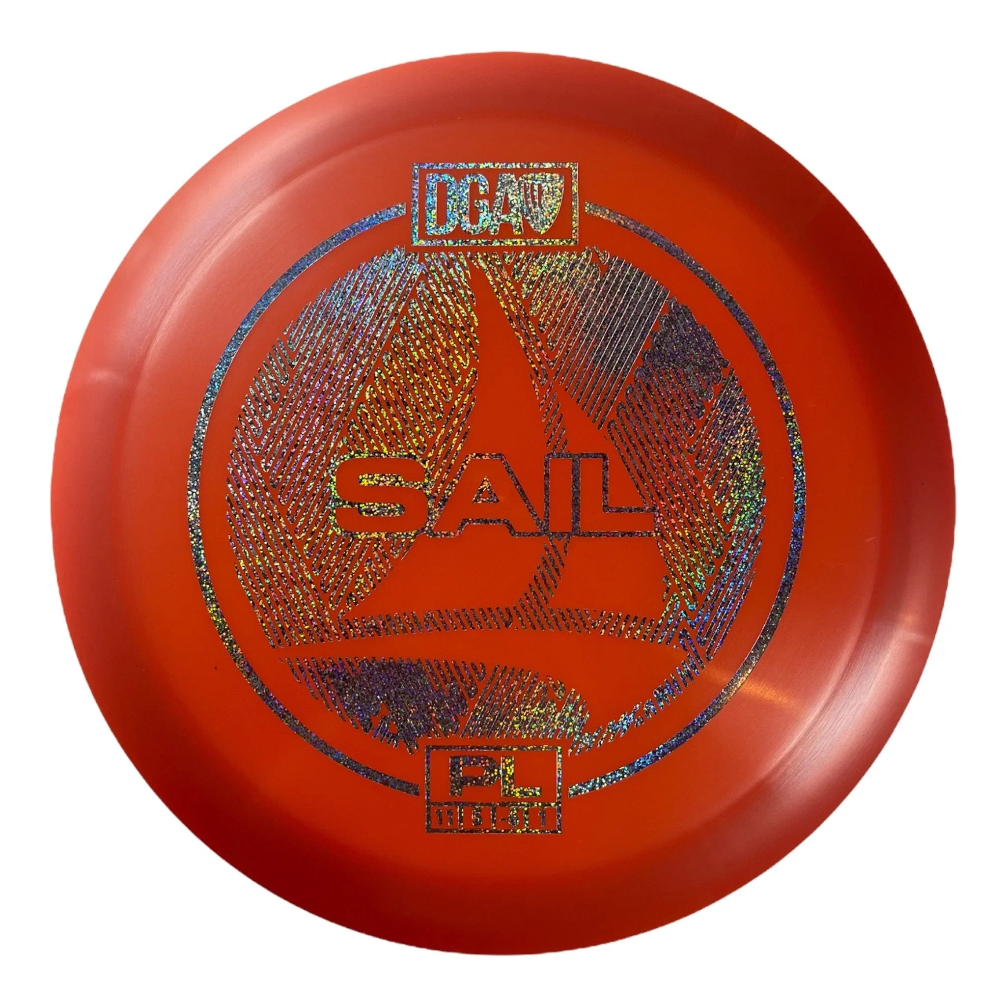 Disc Golf Association Sail | PL | Orange/Holo 169g Disc Golf
