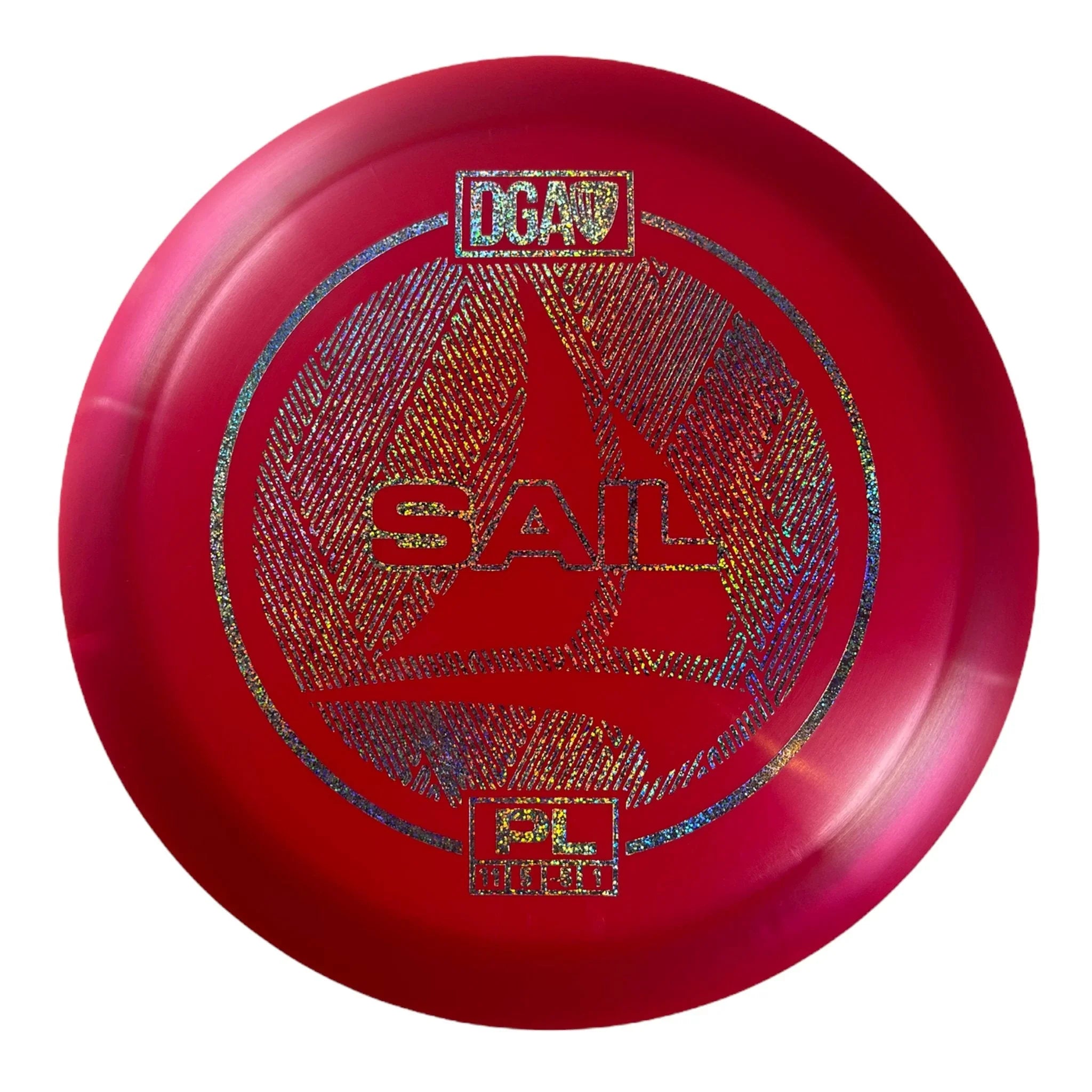 Disc Golf Association Sail | PL | Red/Holo 173g Disc Golf