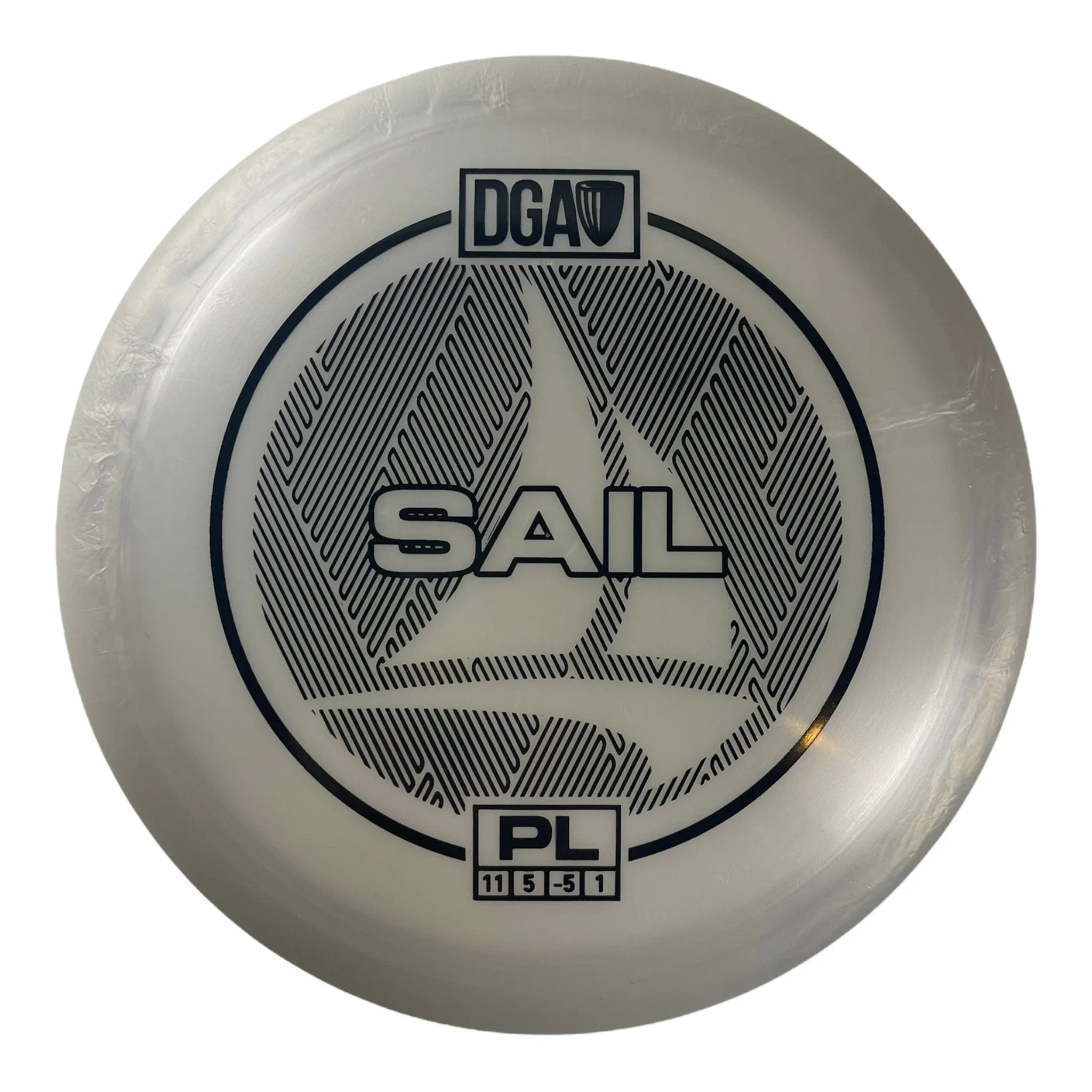 Disc Golf Association Sail | PL | White/Black 174g Disc Golf