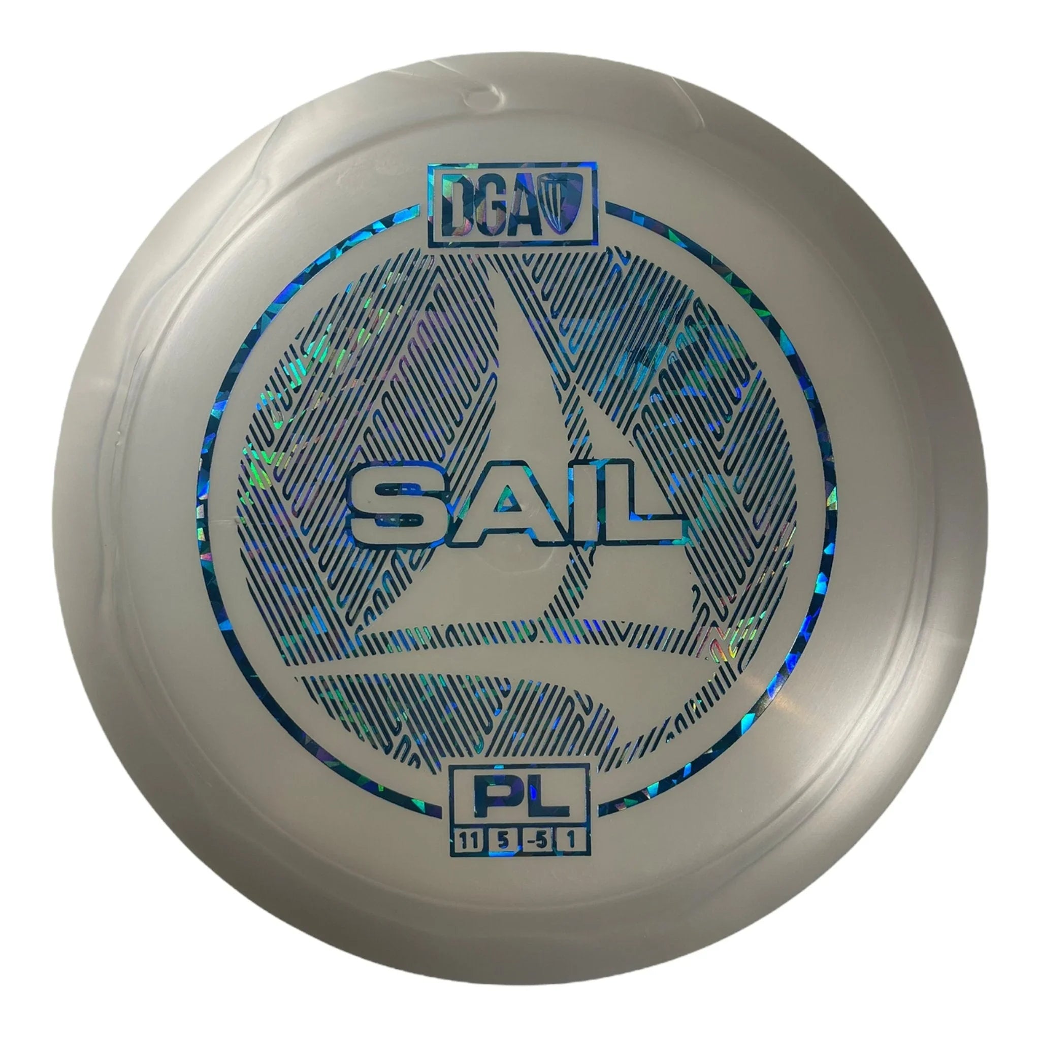 Disc Golf Association Sail | PL | White/Blue 171g Disc Golf