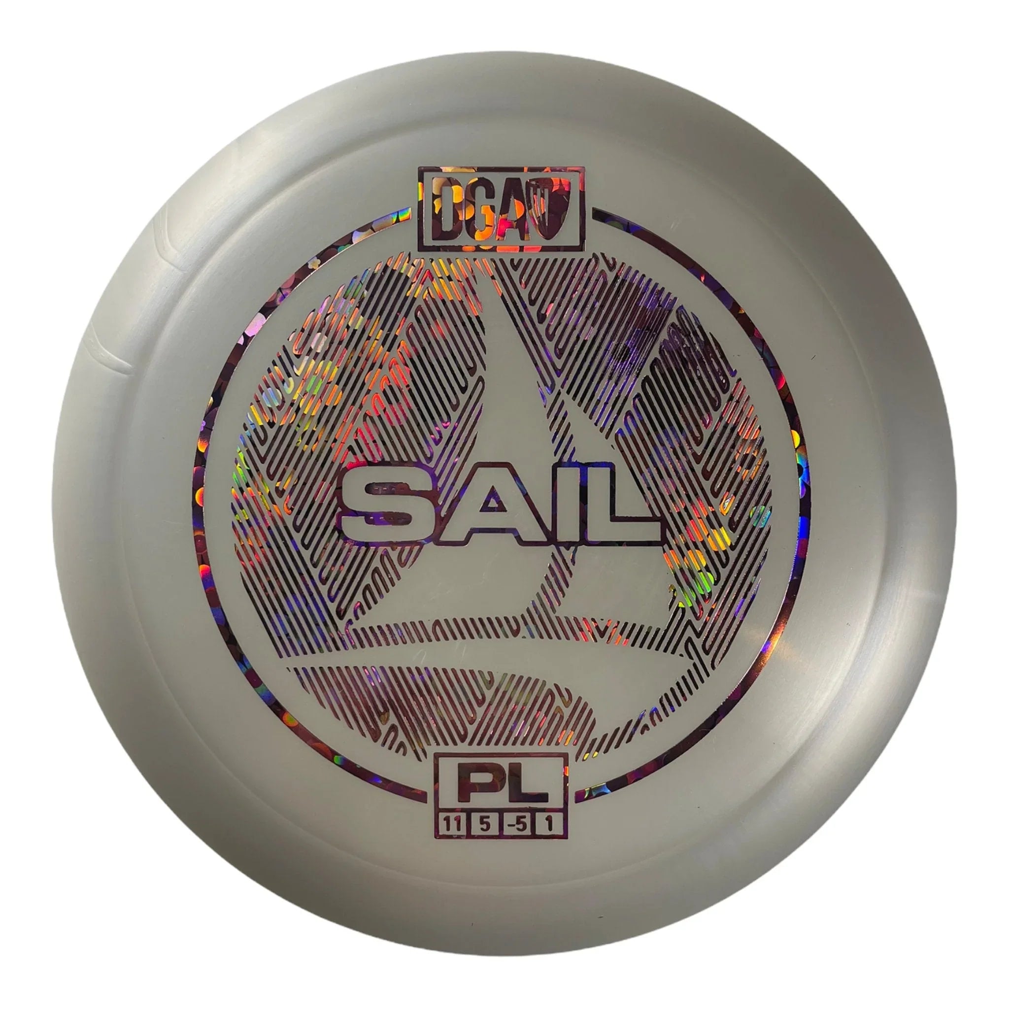Disc Golf Association Sail | PL | White/Pink Flower 172g Disc Golf
