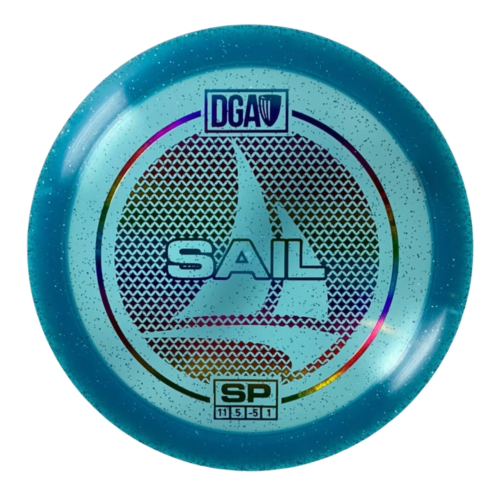 Disc Golf Association Sail | SP | Blue/Rainbow 156 - 174g Disc Golf