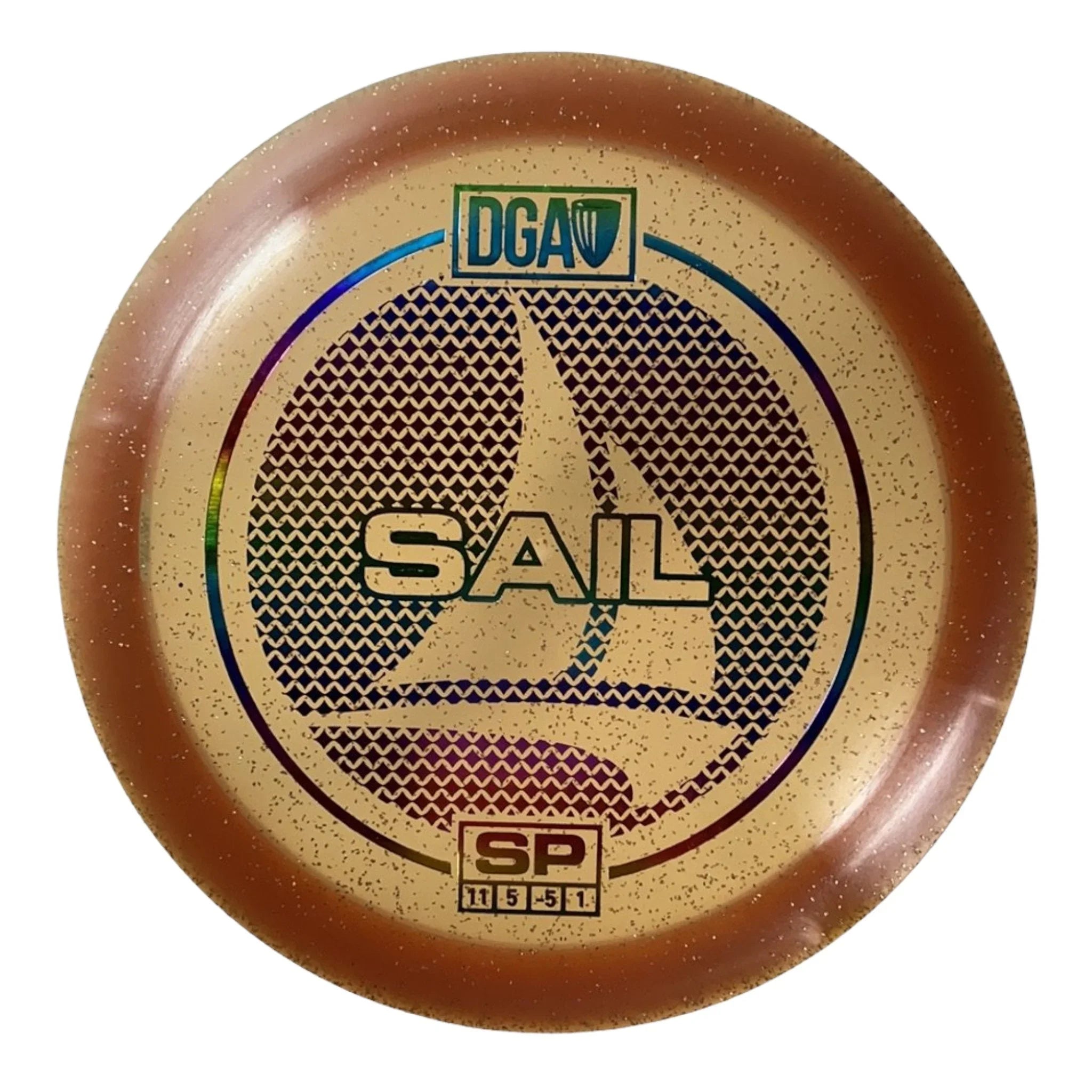Disc Golf Association Sail | SP | Orange/Rainbow 173g Disc Golf