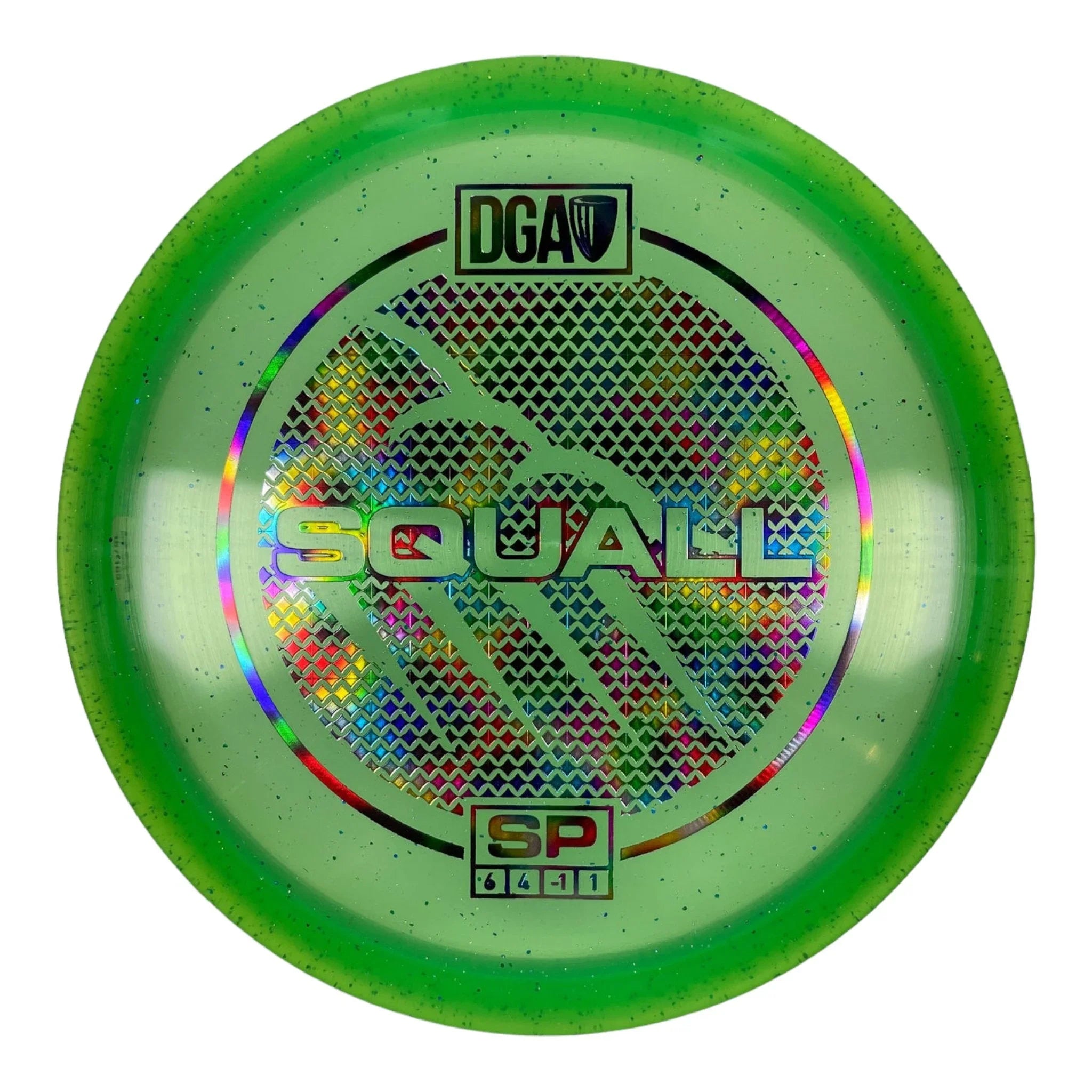 Disc Golf Association Squall | SP | Green/Rainbow 169 - 177g Disc Golf