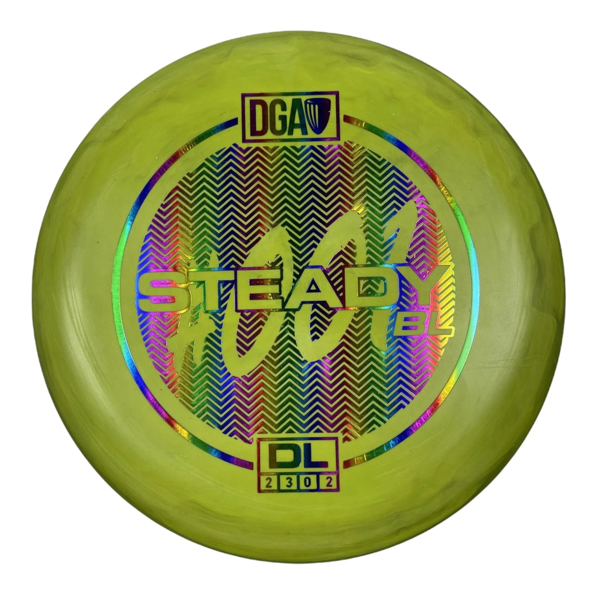 Disc Golf Association Steady BL | DL | Green/Rainbow 173 - 174g Disc Golf