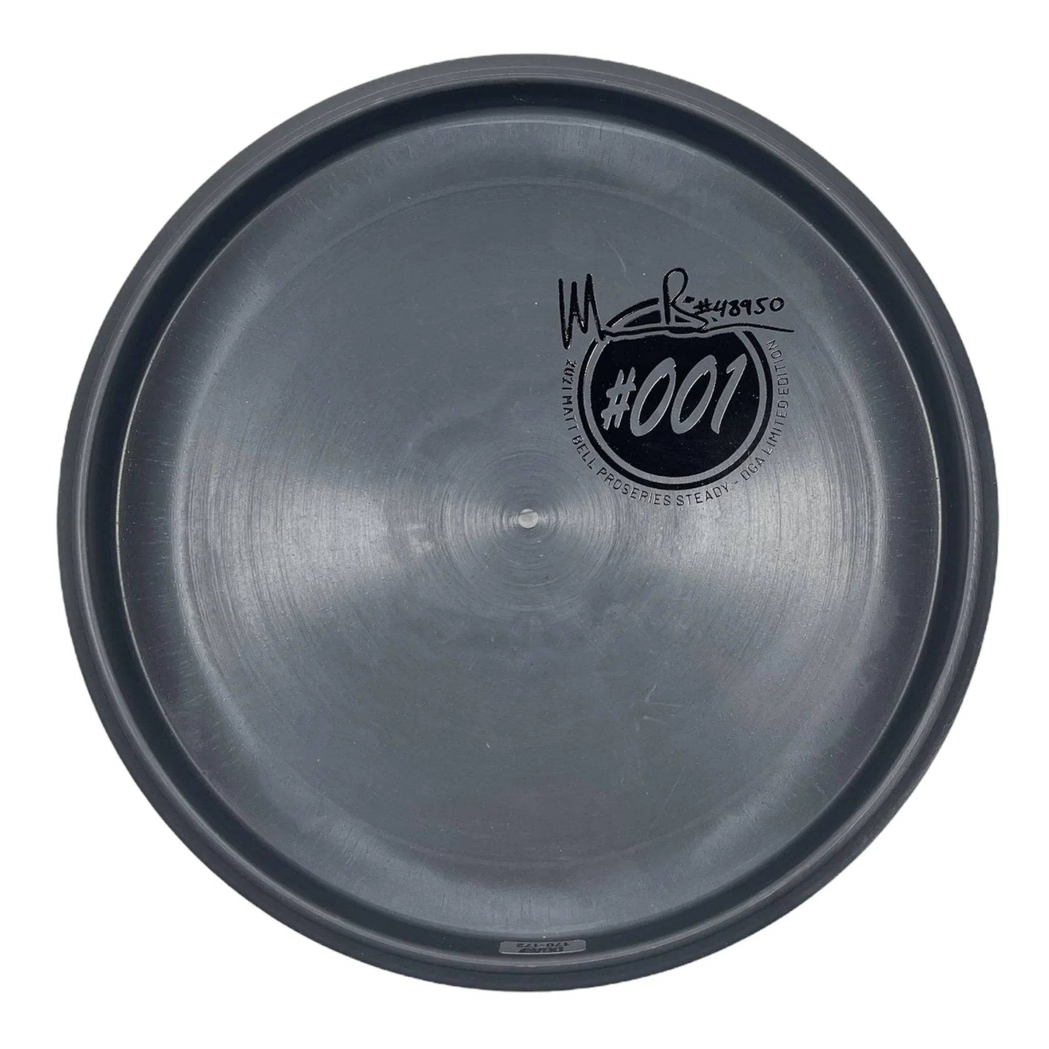 Disc Golf Association Steady | DL | Grey/Black 172g (Matt Bell 2021) Disc Golf