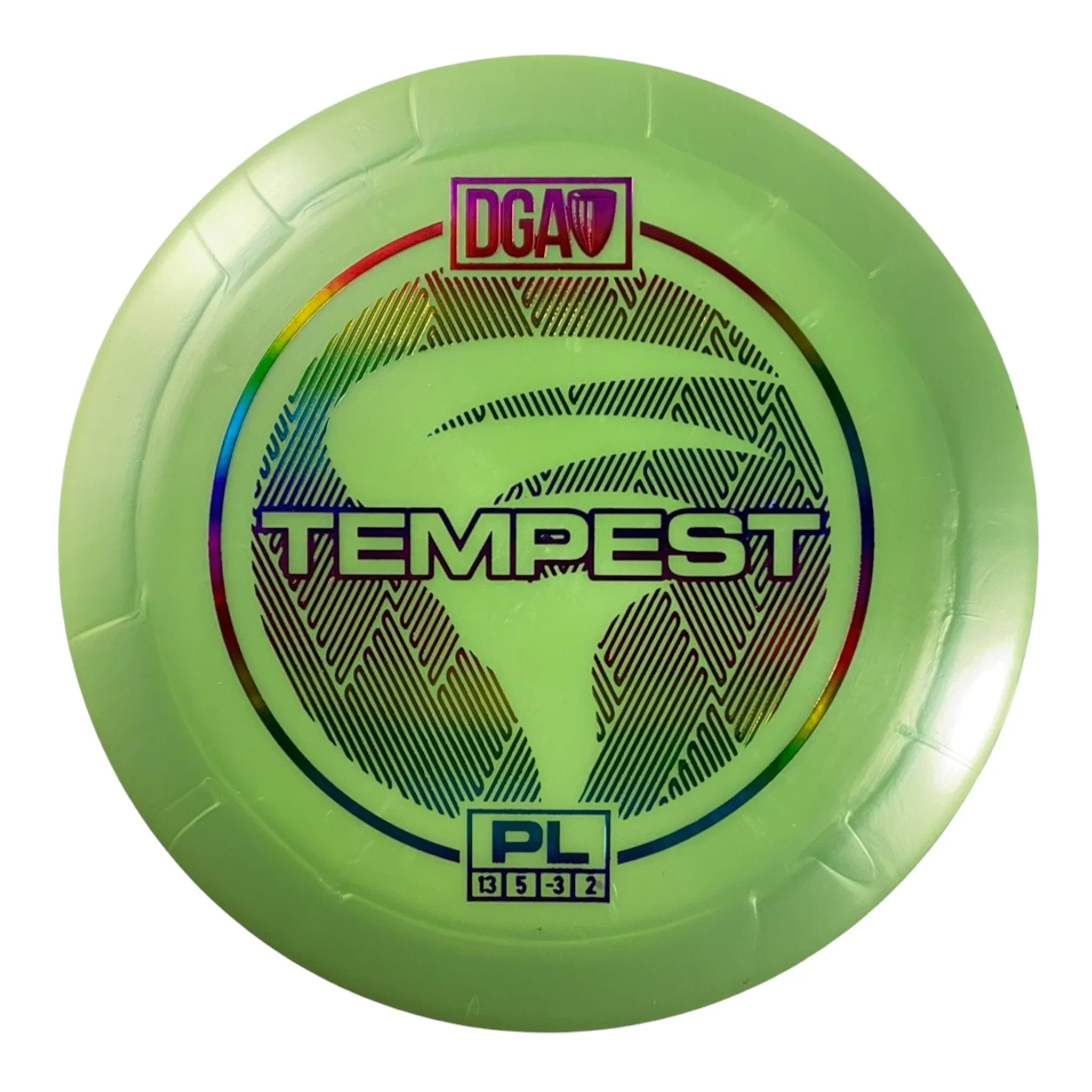 Disc Golf Association Tempest | PL | Green/Rainbow 174g Disc Golf