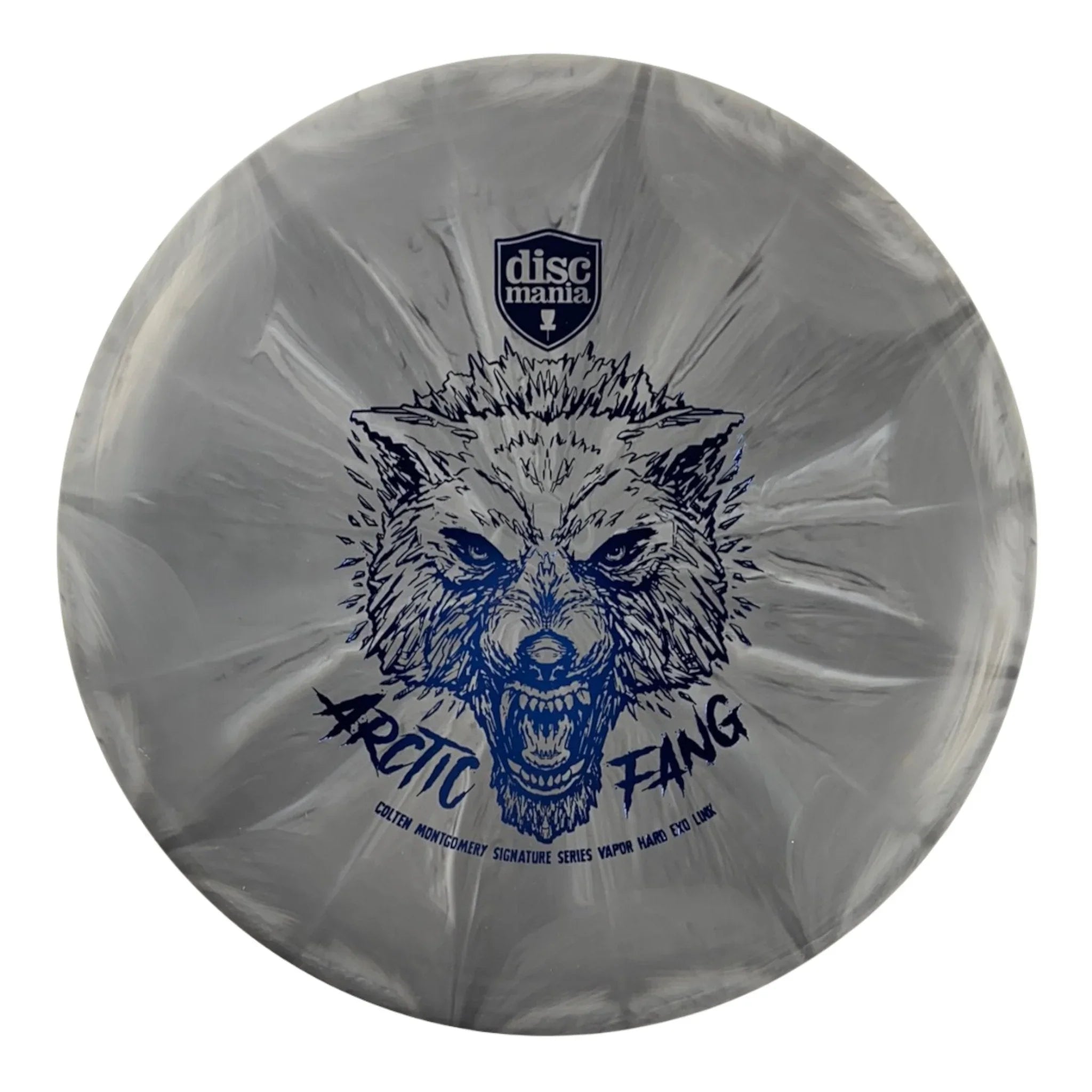 Discmania Arctic Fang - Link | Exo Hard Vapor | Grey/Blue 174 - 176g (Colten Montgomery) Disc Golf