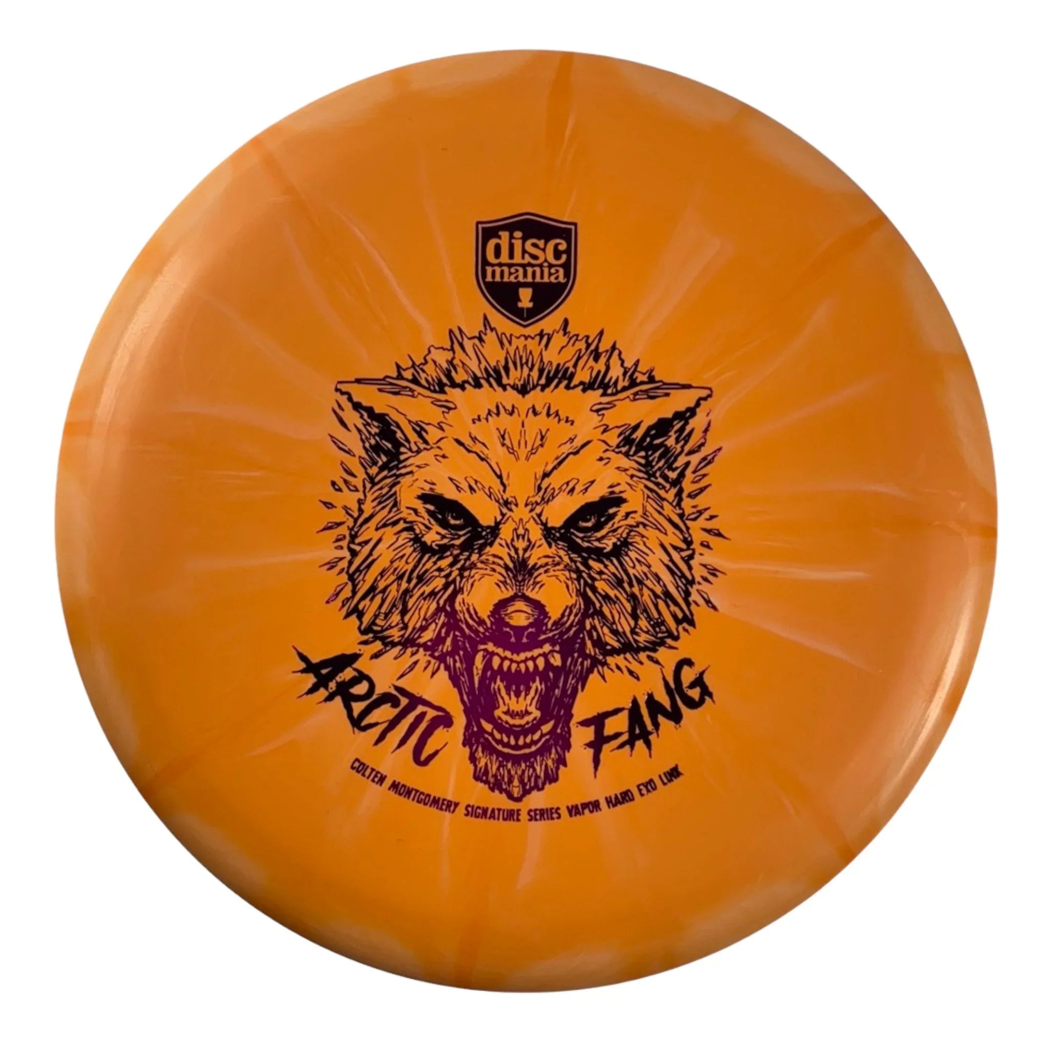 Discmania Arctic Fang - Link | Exo Hard Vapor | Orange/Pink 173 - 174g (Colten Montgomery) Disc Golf