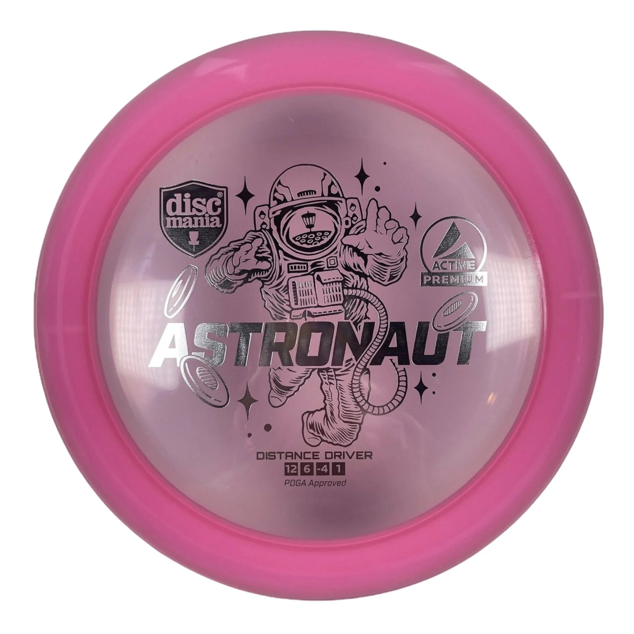 Discmania Astronaut | Active Premium | Pink/Silver 171g Disc Golf