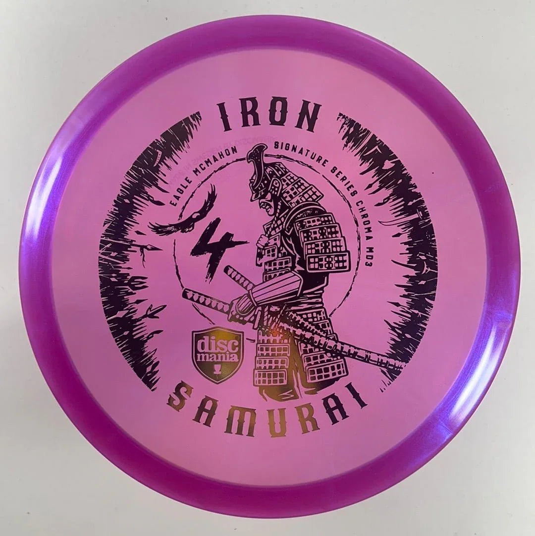 Discmania Iron Samurai 4 - MD3 | Chroma | Purple/Gold 176 - 177g (Eagle McMahon) Disc Golf
