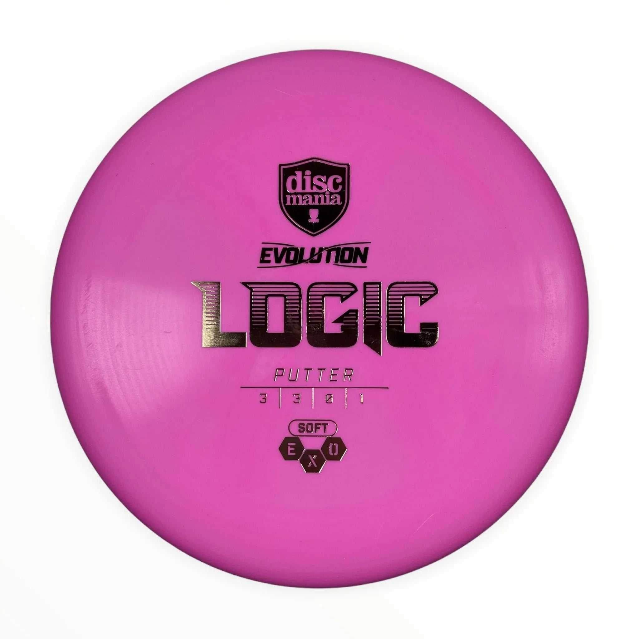 Discmania Logic | Exo Soft | Pink/Gold 172 - 175g Disc Golf