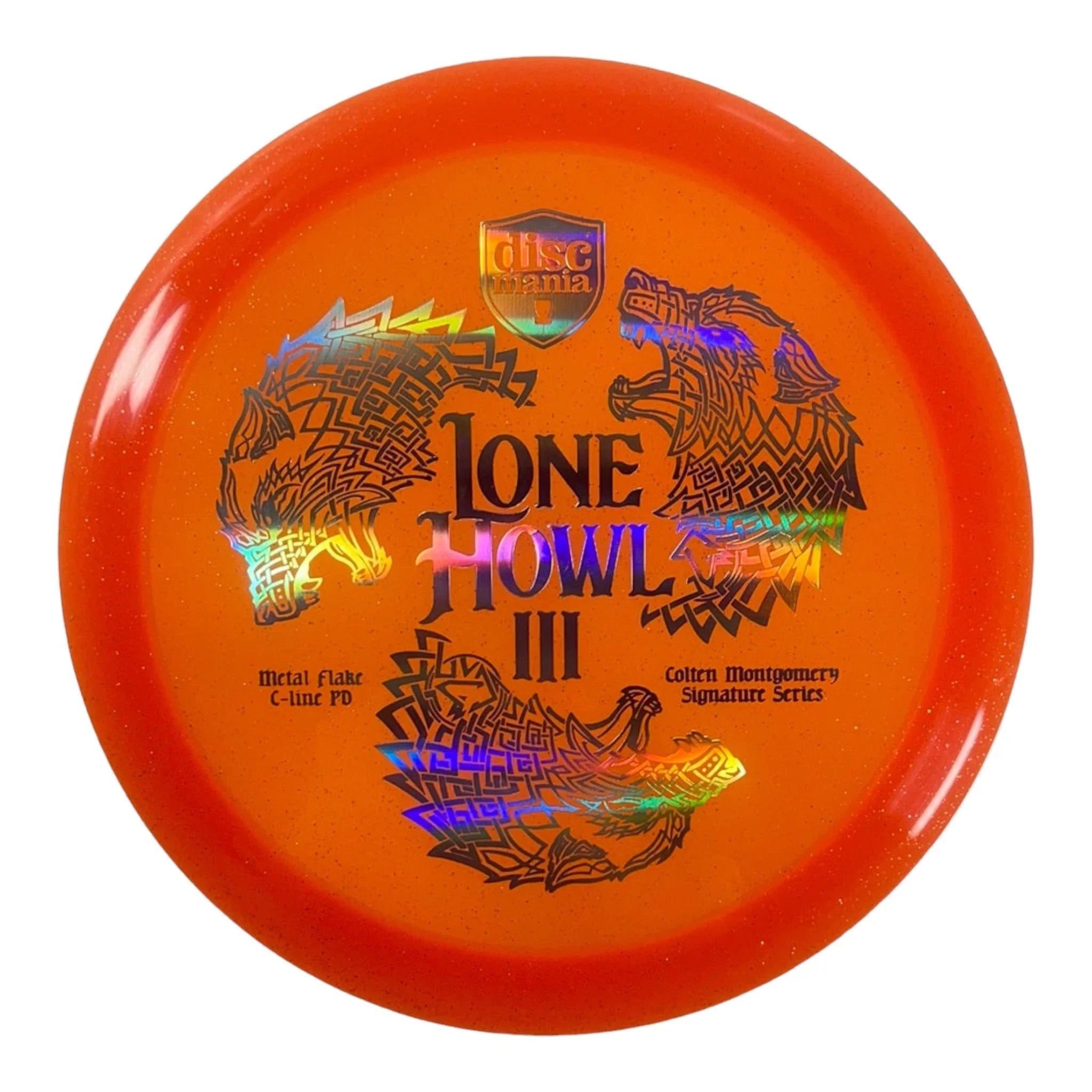 Discmania Lone Howl 3 - PD | Metal Flake C - Line | Orange/Holo 171g (Colton Montgomery) Disc Golf