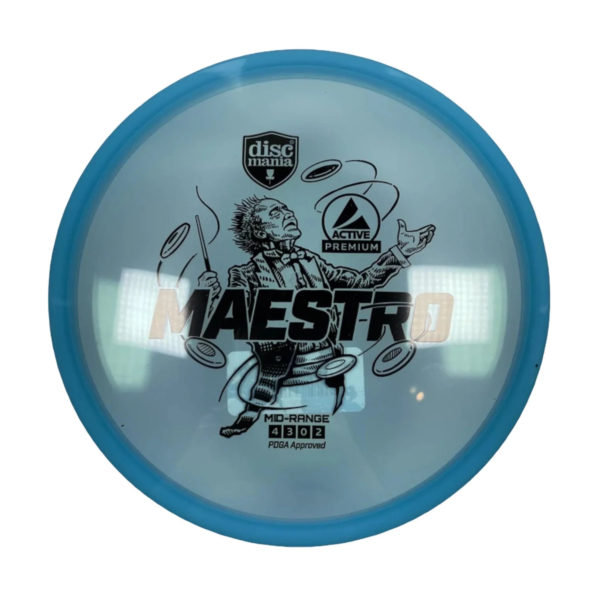 Discmania Maestro | Active Premium | Blue/Black 167 - 168g Disc Golf