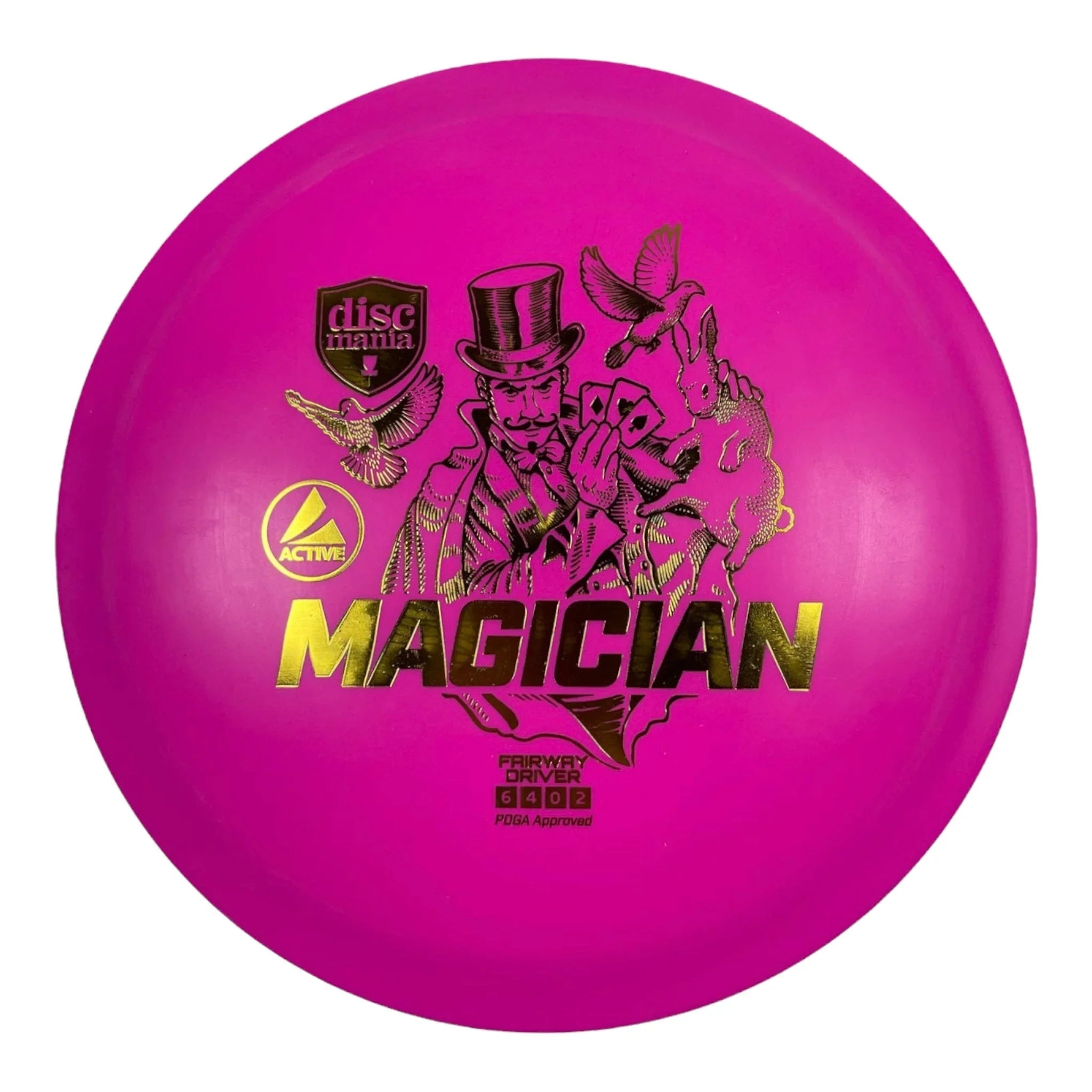 Discmania Magician | Active | Pink/Gold 164 - 168g Disc Golf