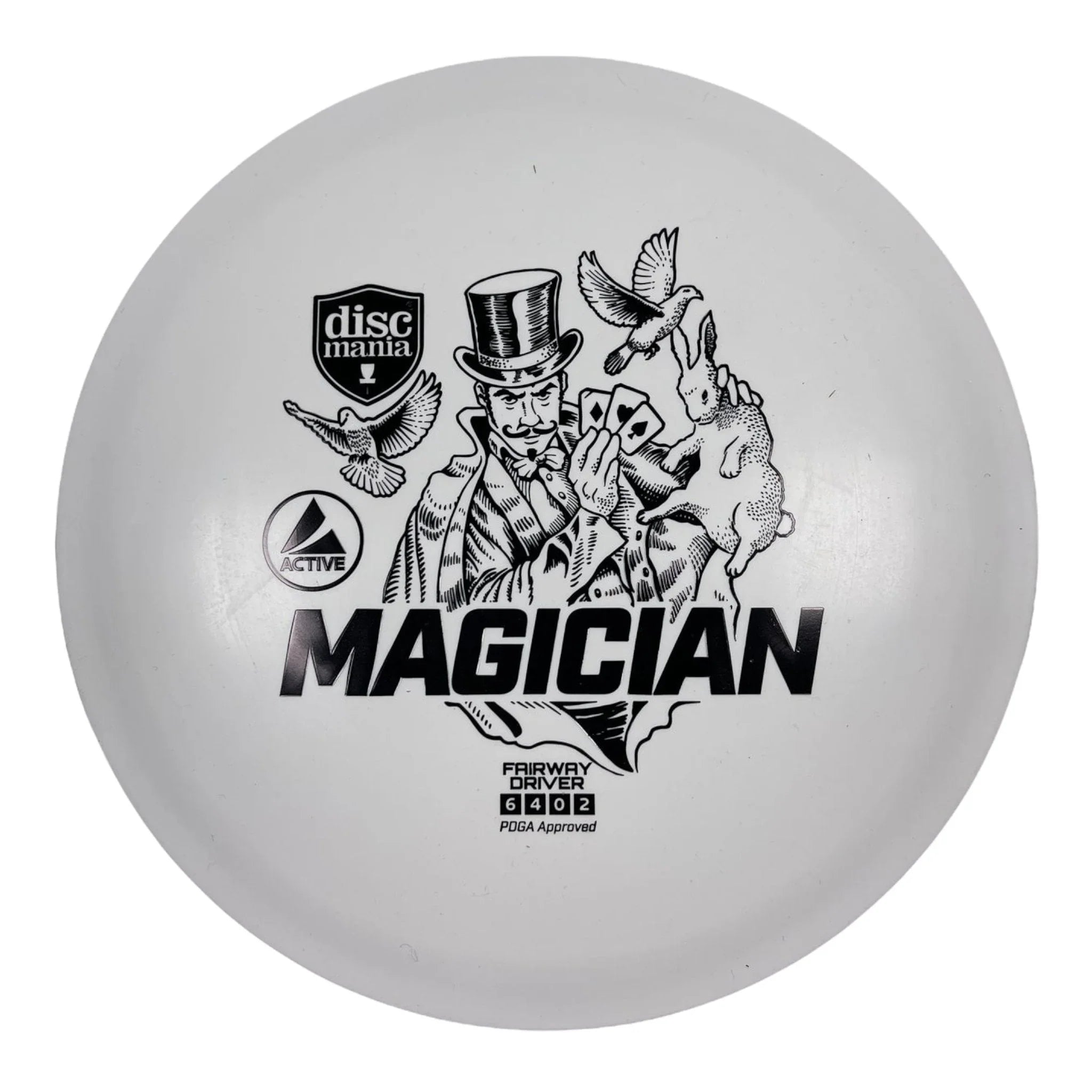 Discmania Magician | Active | White/Black 166 - 169g Disc Golf