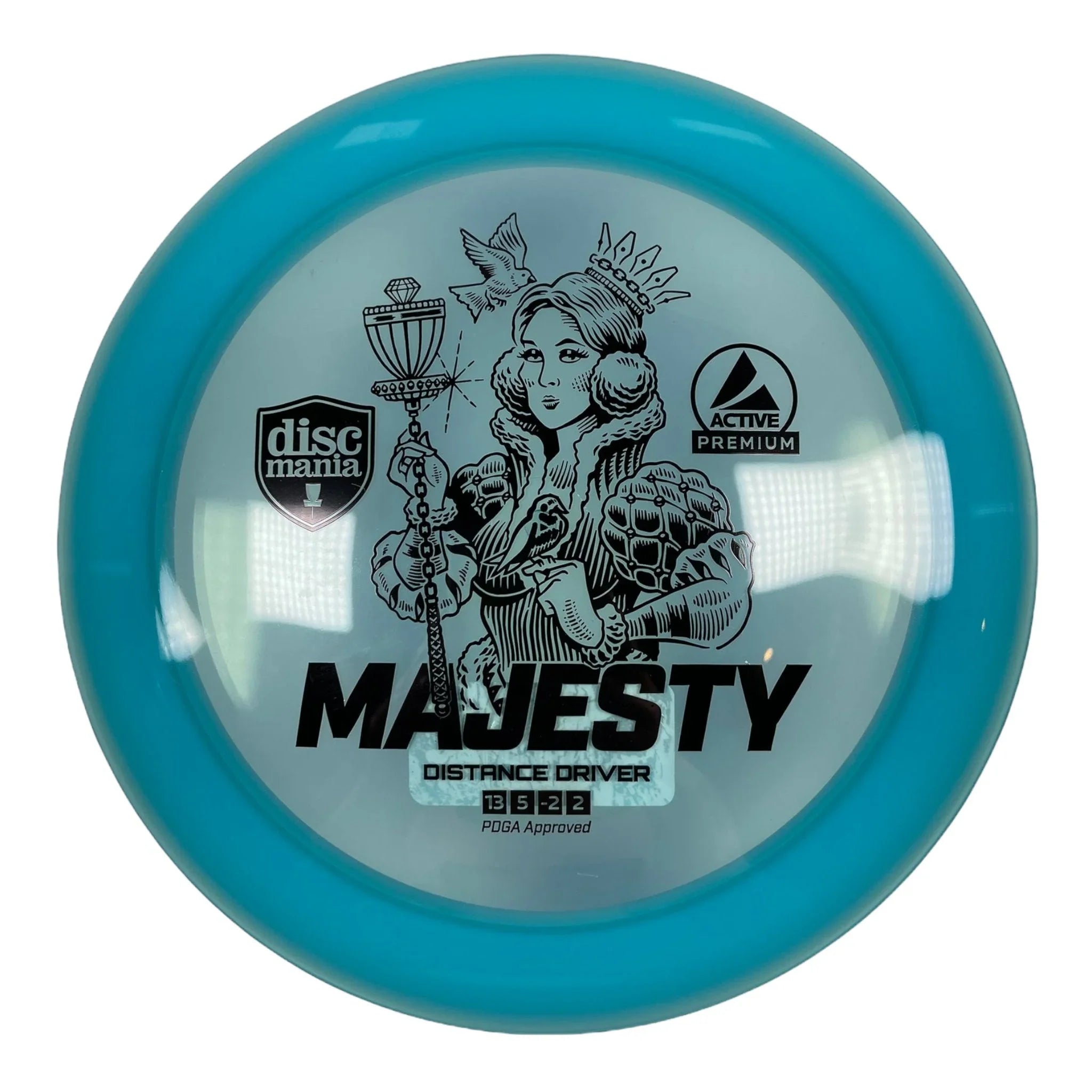 Discmania Majesty | Active Premium | Blue/Black 165 - 174g Disc Golf